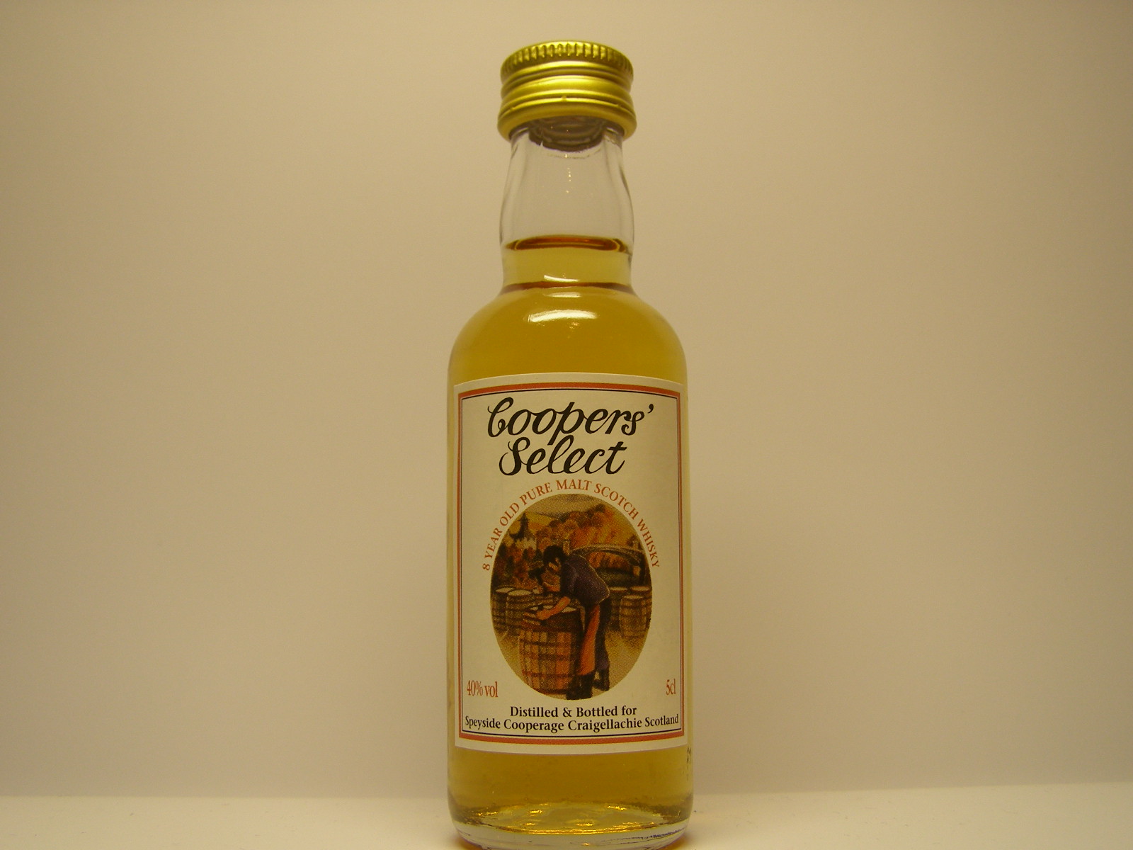 Cooper´s Select PMSW 8yo 5cl 40%vol