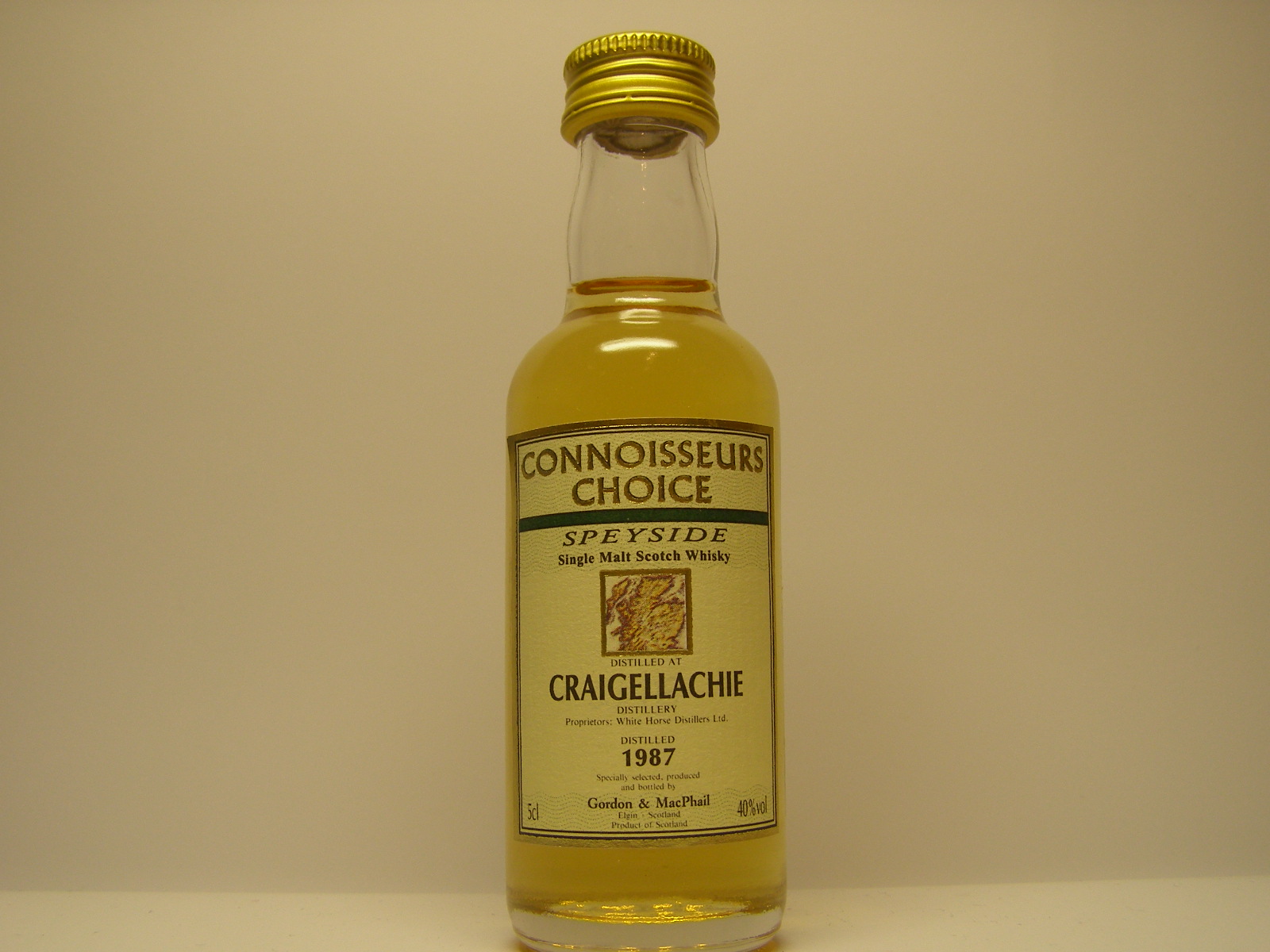 SSMSW 1987 "Connoisseurs Choice" 5cl 40%vol