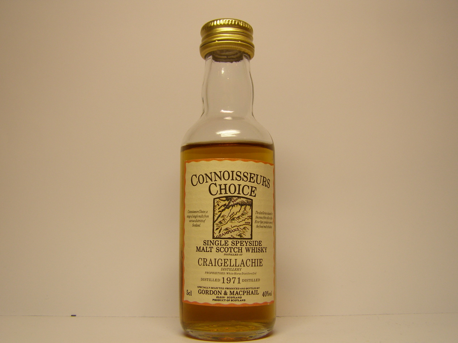 SSMSW 1971 "Connoisseurs Choice" 5cl 40%vol