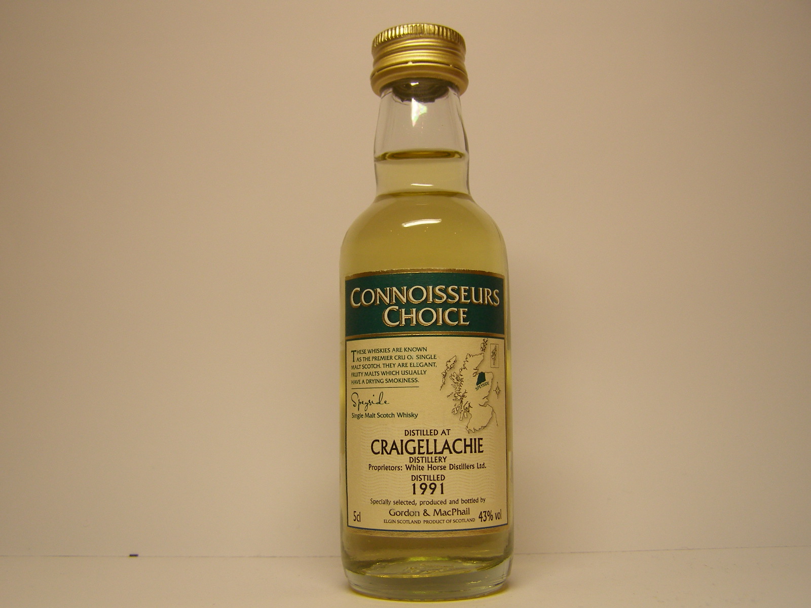 SSMSW 1991 "Connoisseurs Choice" 5cl 43%vol