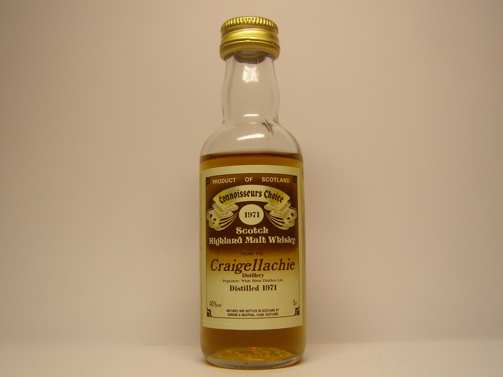 SHMW 1971 "Connoisseurs Choice" 5cl 40%vol