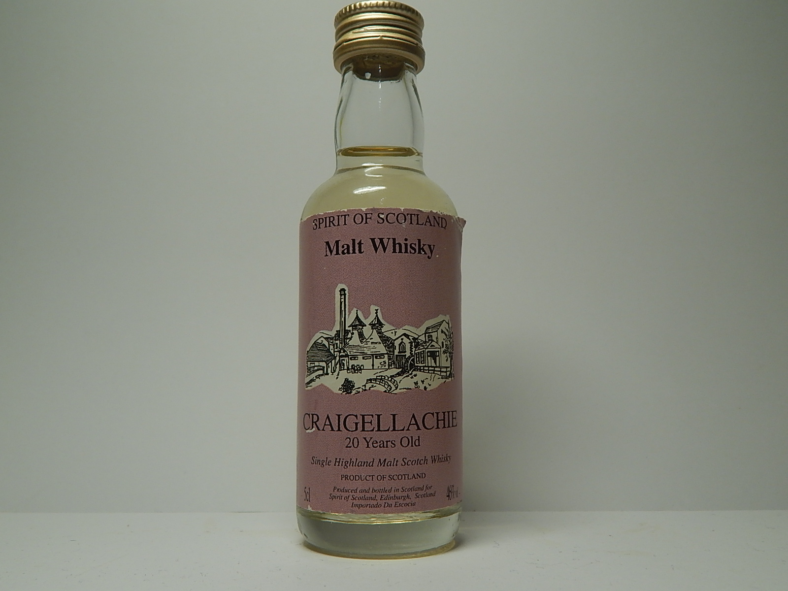 MW SHMSW 20yo "Spirit of Scotland" 5cl 46%vol