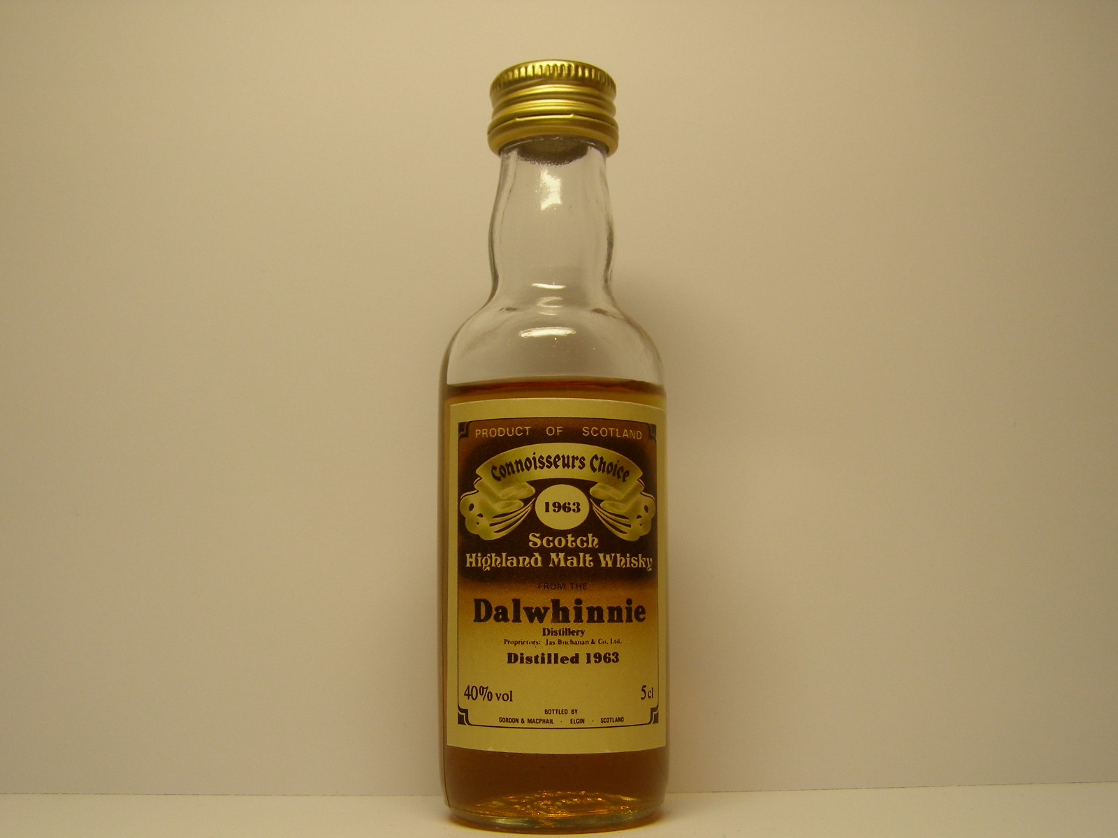 SHMW 1963 "Connoisseurs Choice" 5cl 40%vol