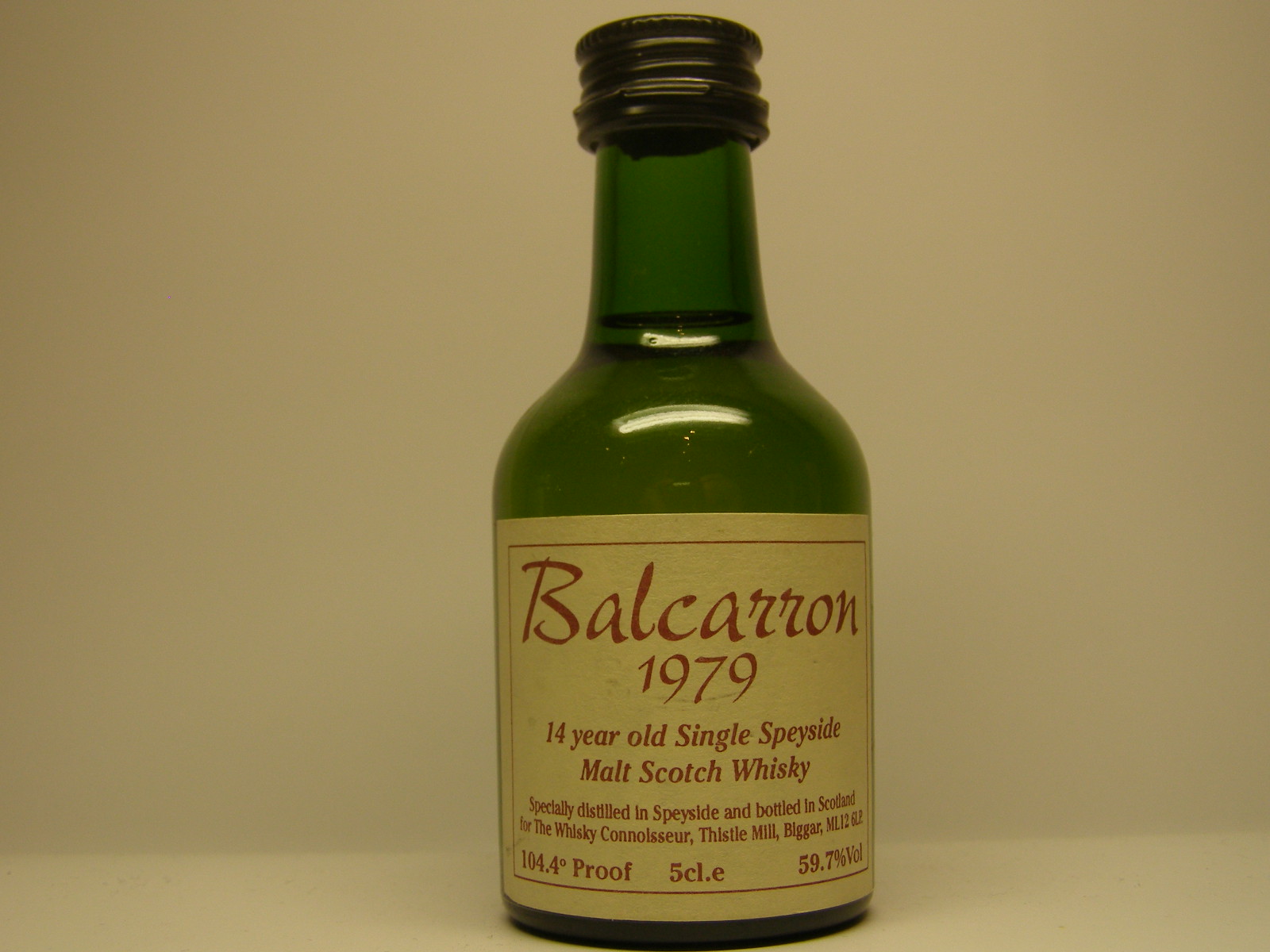 BALCARRON Old SSMSW 14yo 1979 5cl.e 59,7%Vol 104,4´Proof