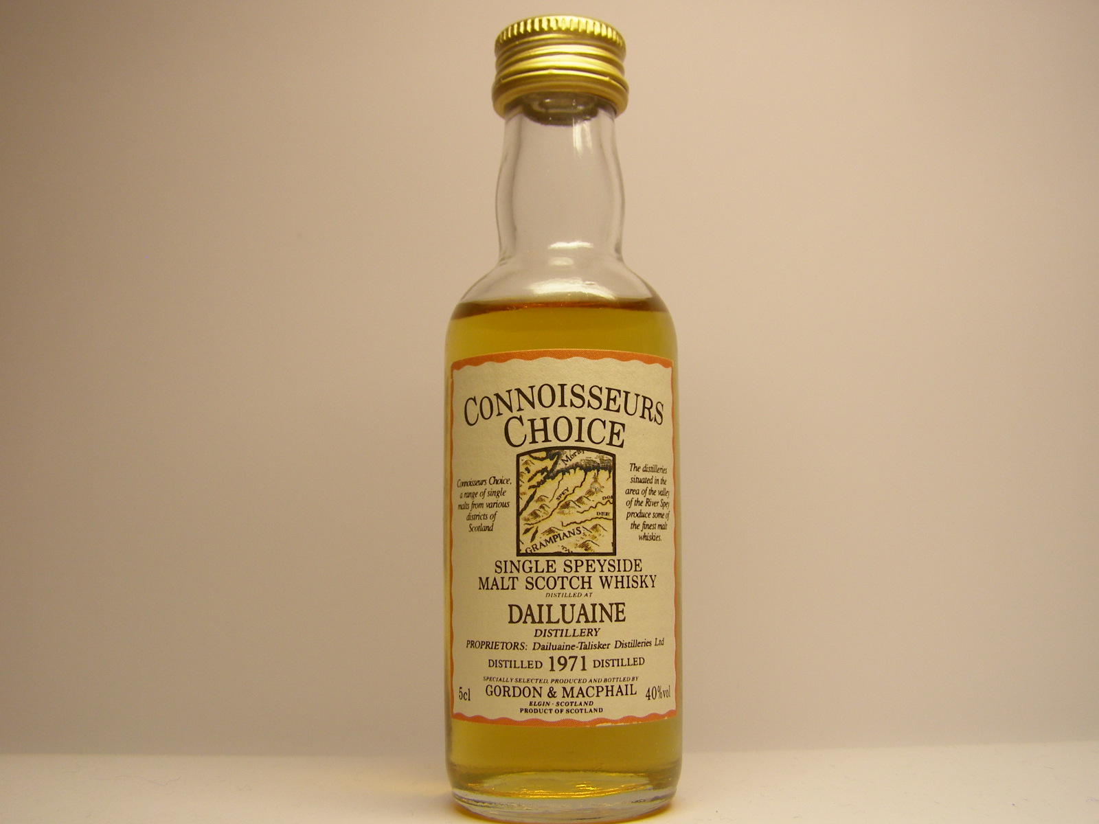 SSMSW 1971 "Connoisseurs Choice" 5cl 40%vol