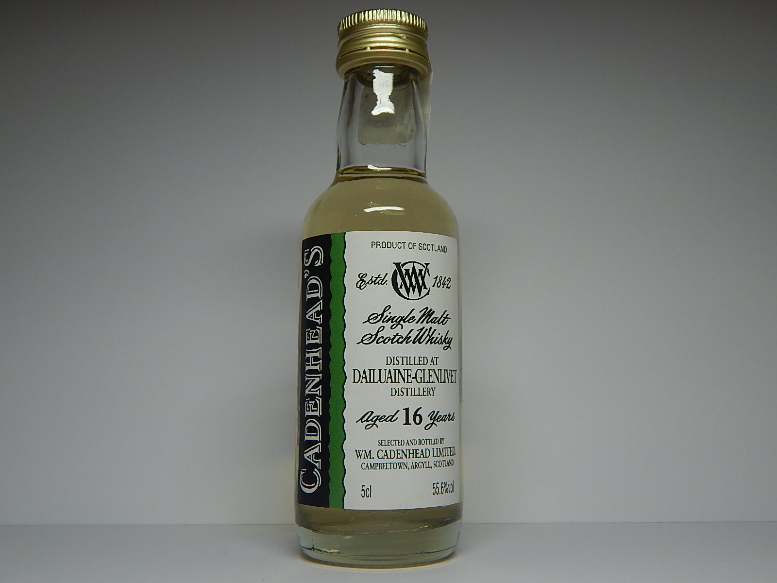 Glenlivet SMSW 16yo "Cadenhead´s" 5cl 55,6%vol