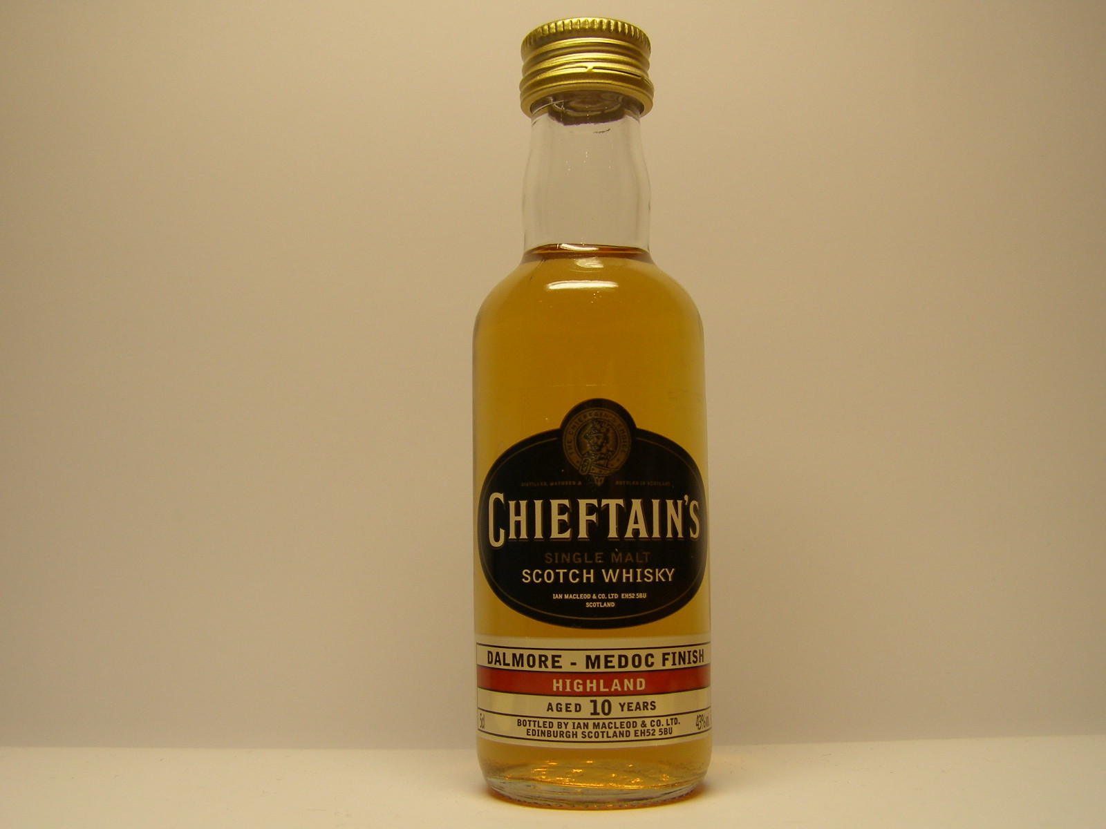 SMSW 10yo "Chieftain´s" 5cl 43%vol.