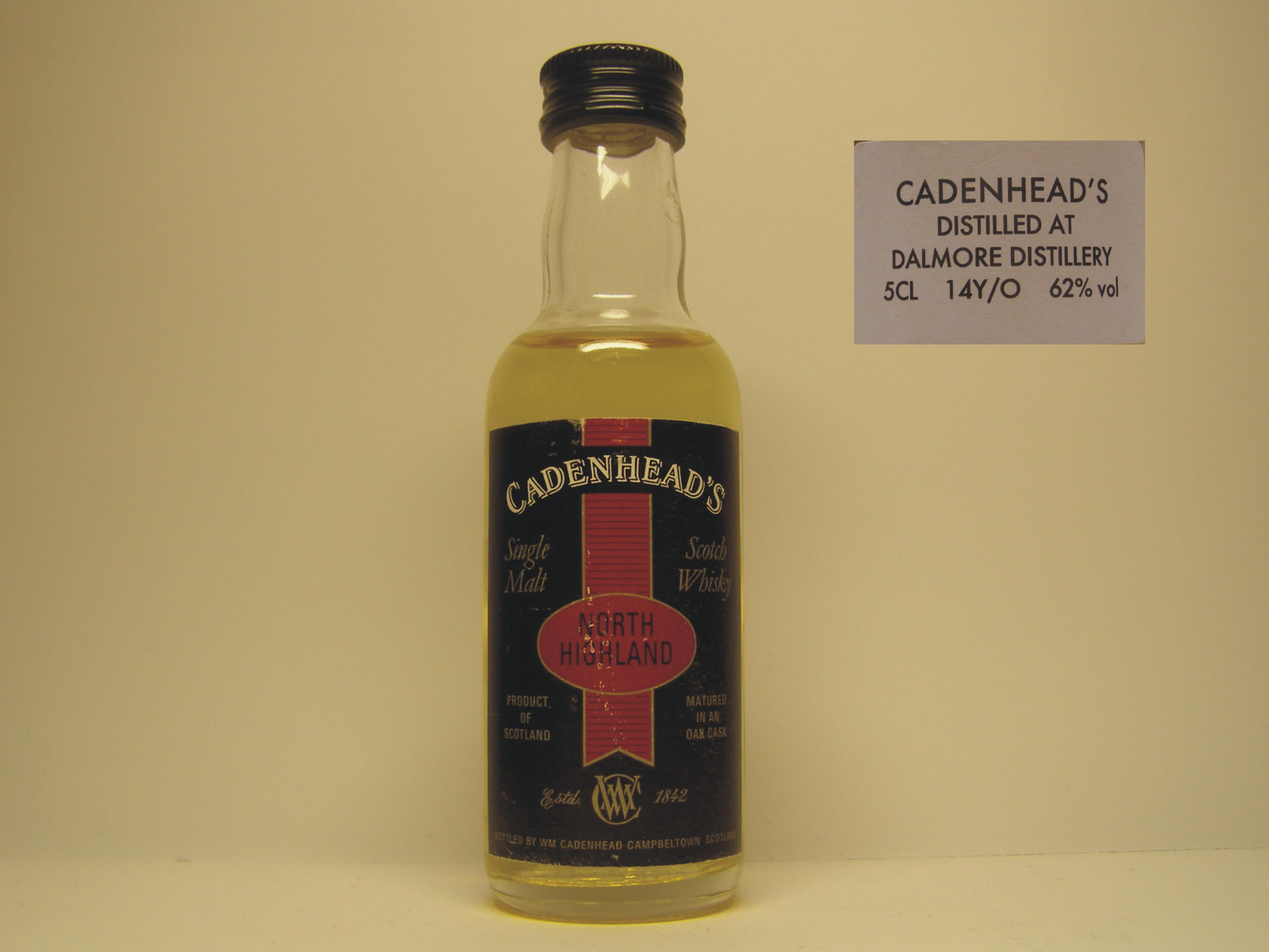 SMSW 14yo "Cadenhead´s" 5CL 62%vol