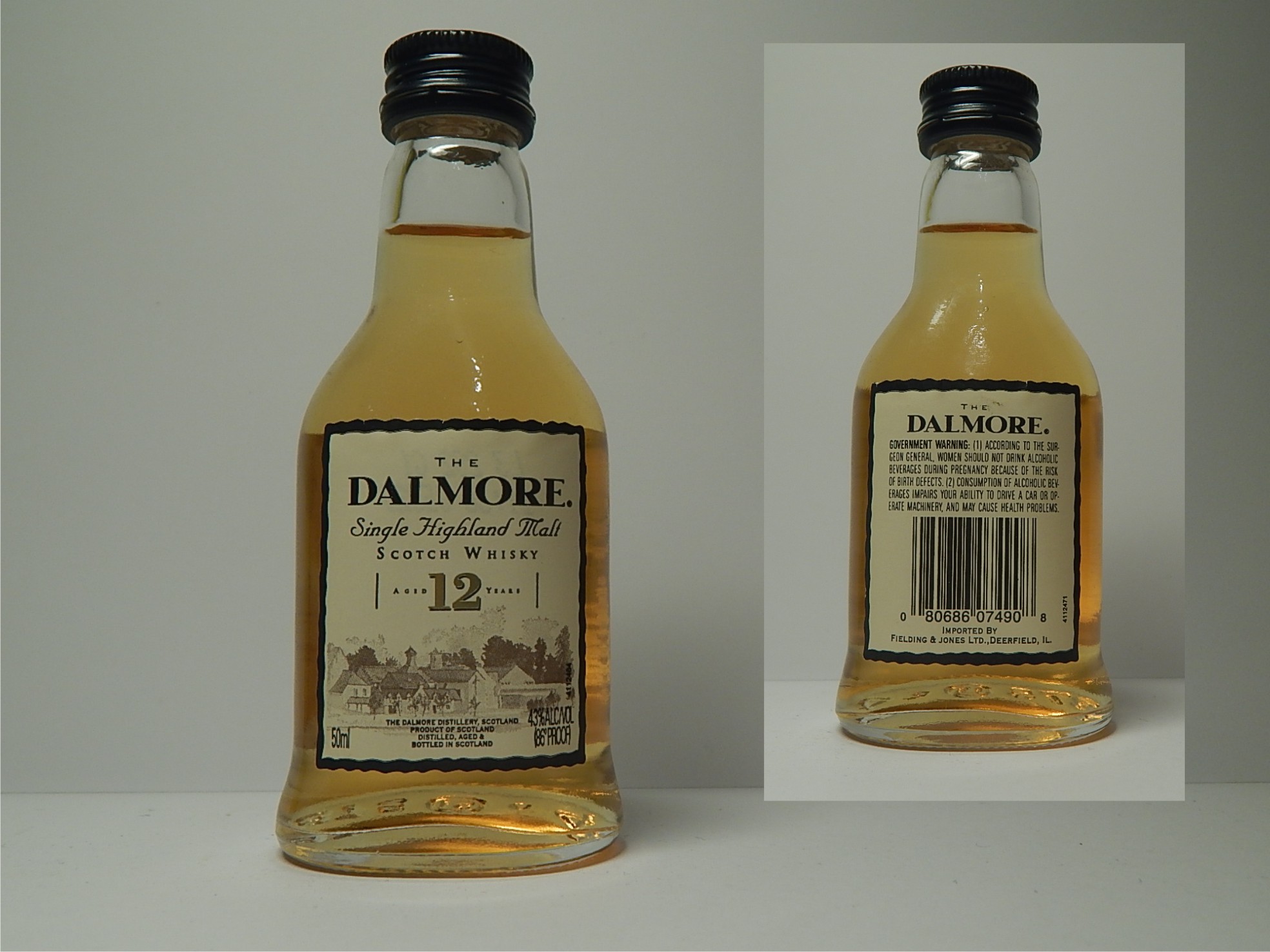 SHMSW 12yo 50ml 43%ALC/VOL 86´PROOF/ USA