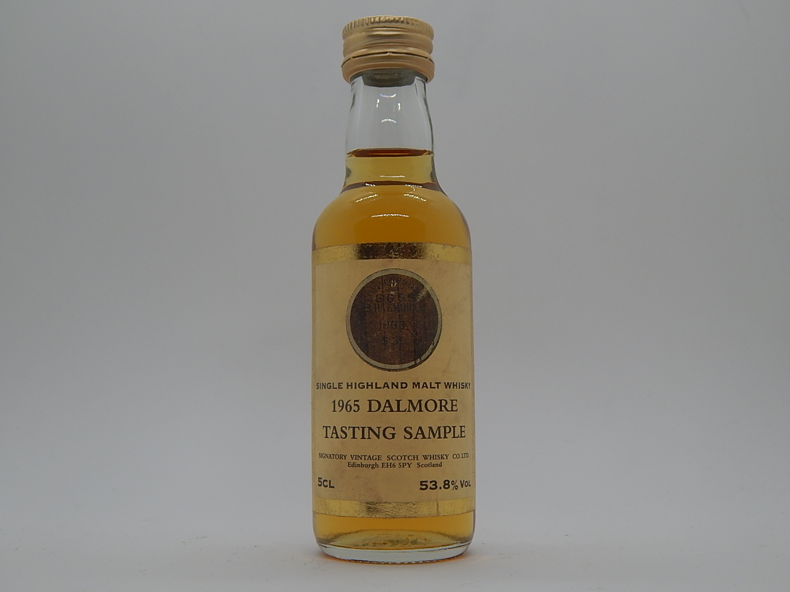 SHMSW 1965 "Signatory" 5CL 53,8%VOL