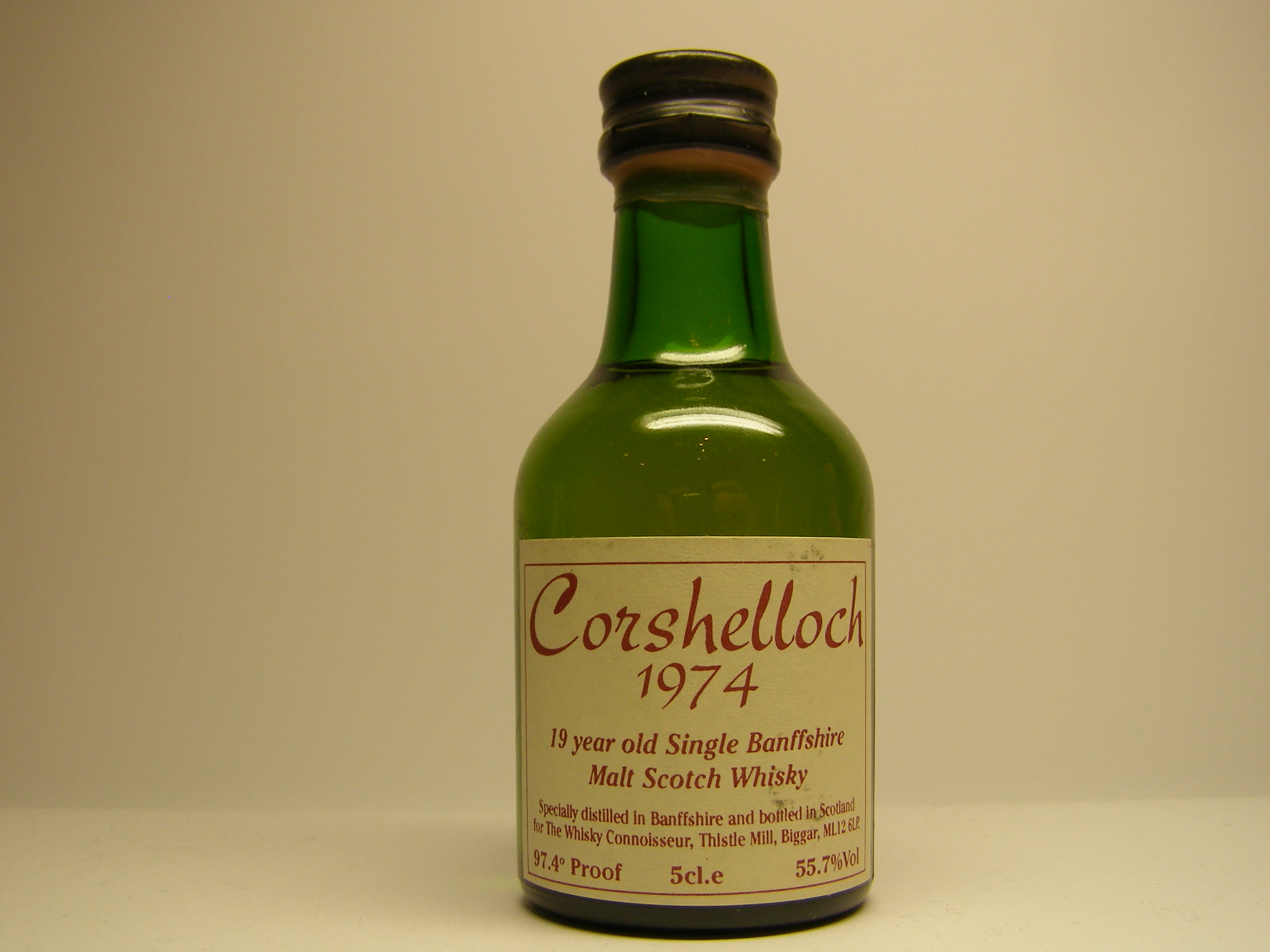 CORSHELLOCH Old SBMSW 19yo 1974 5cl.e 55,7%Vol 97,4´Proof