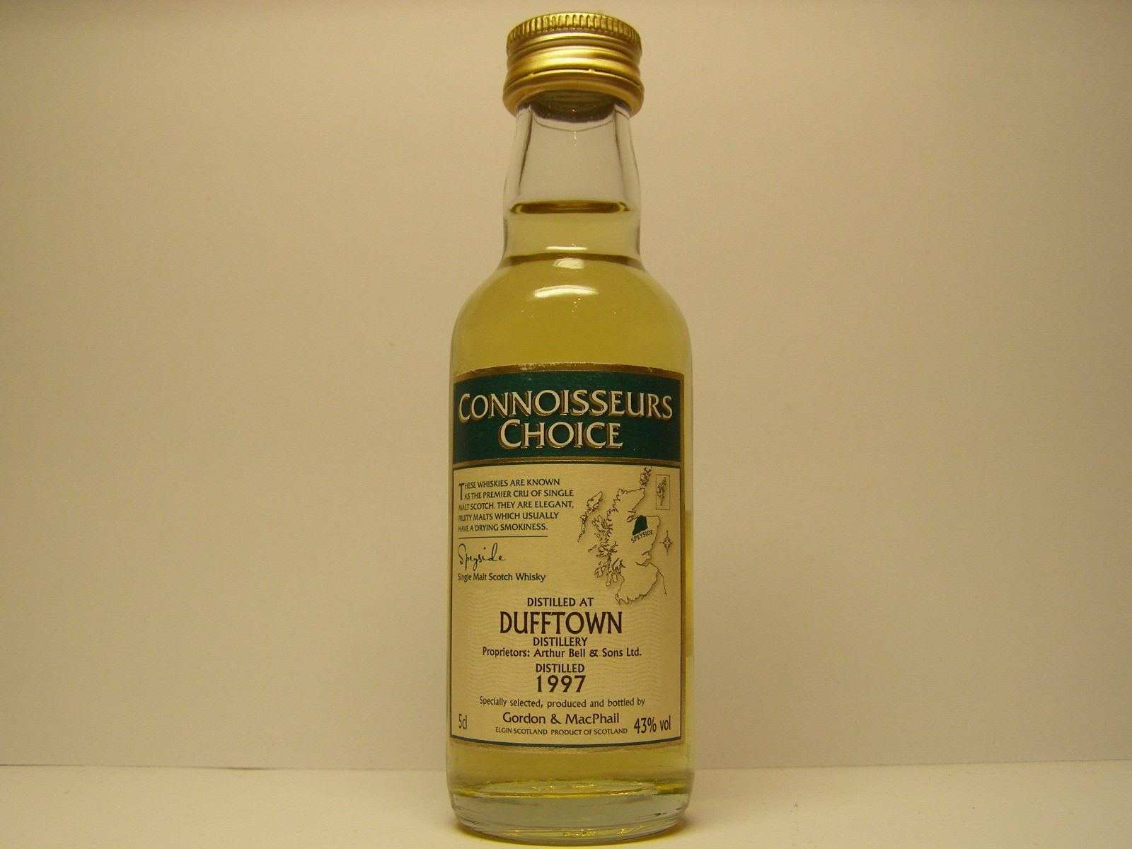 SSMSW 1997 "Connoisseurs Choice" 5cl 43%vol