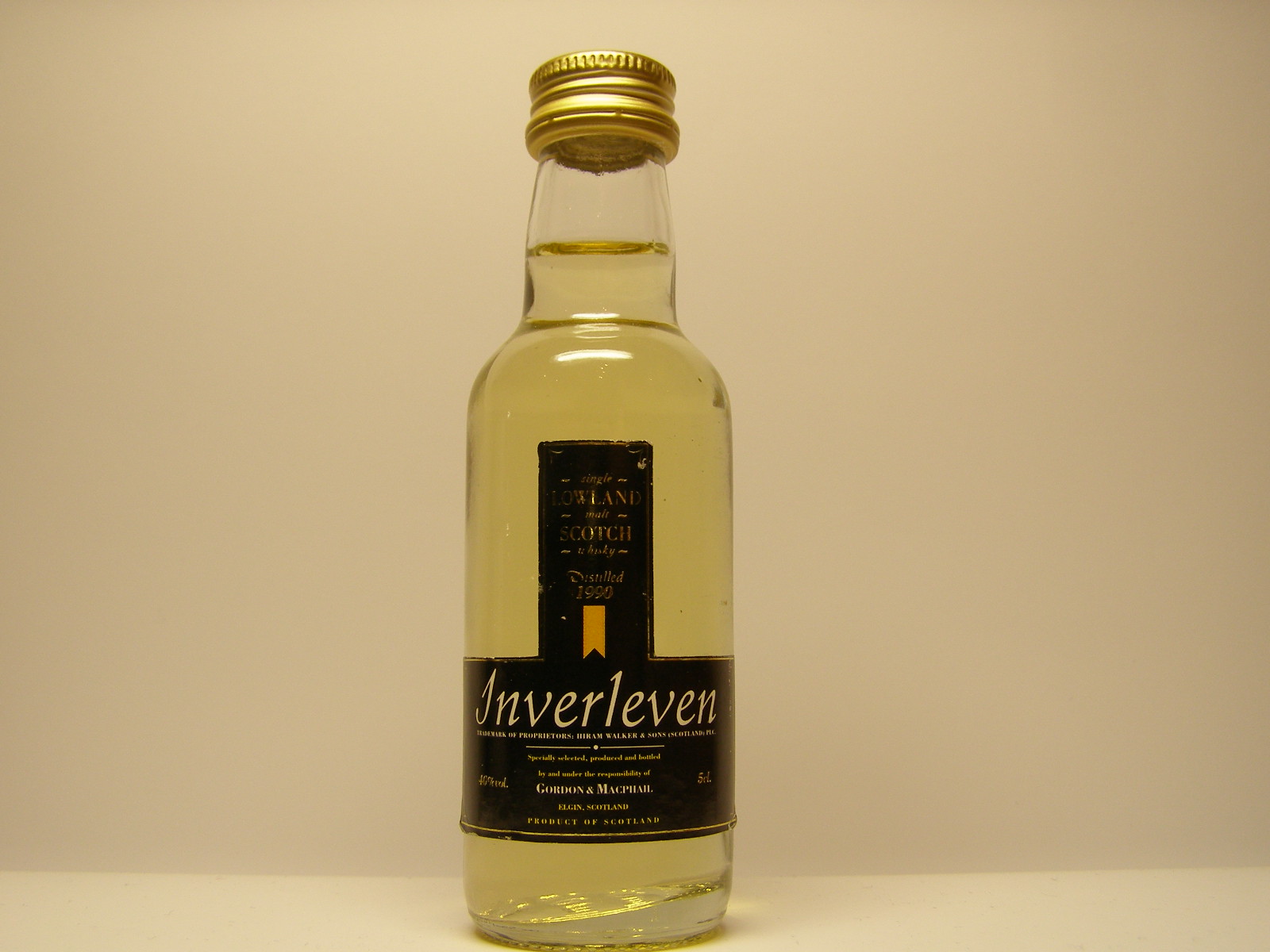 INVERLEVEN SLMSW 1990 5cl. 40%vol.