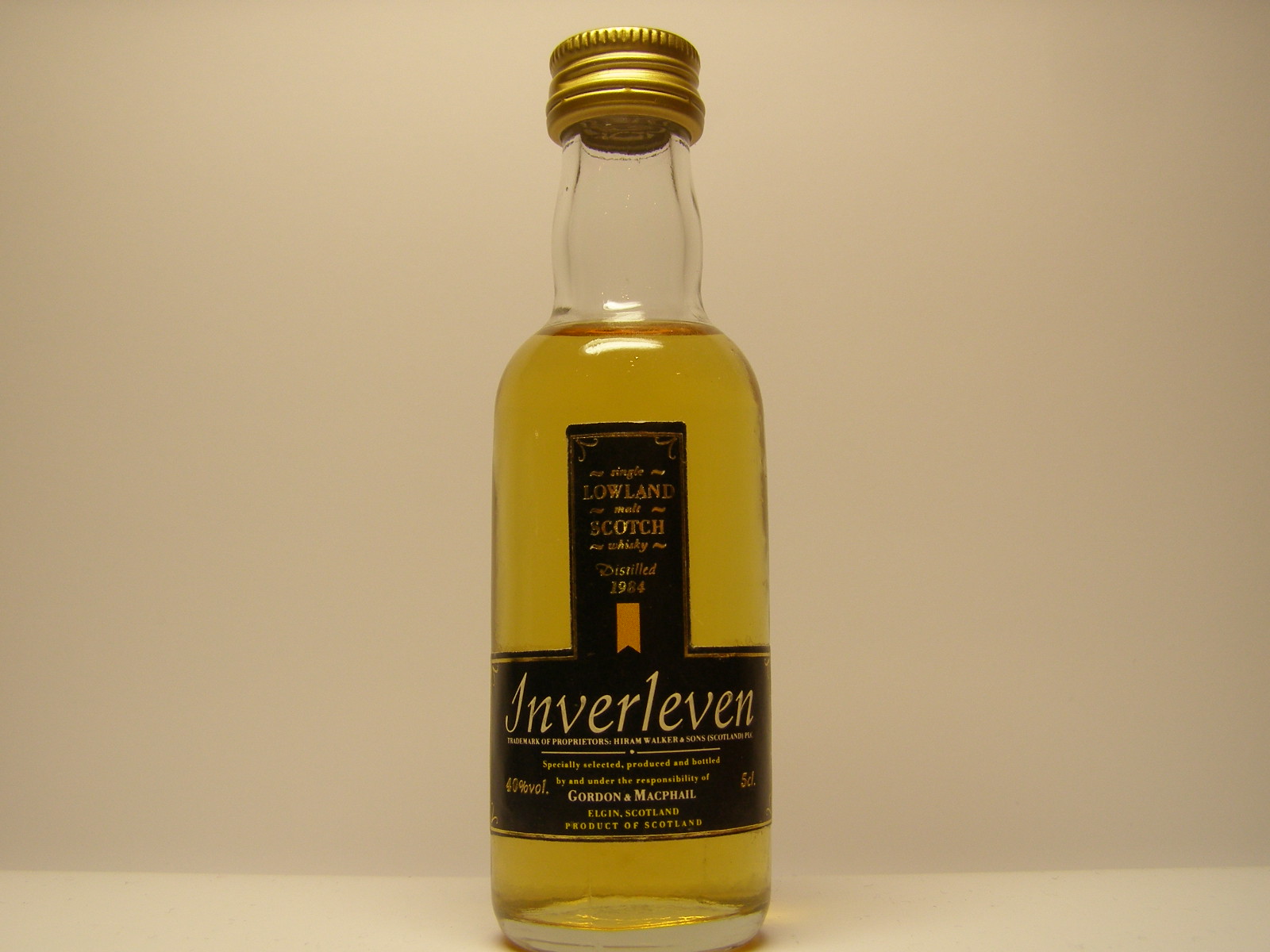 INVERLEVEN SLMSW 1984 5cl. 40%vol.