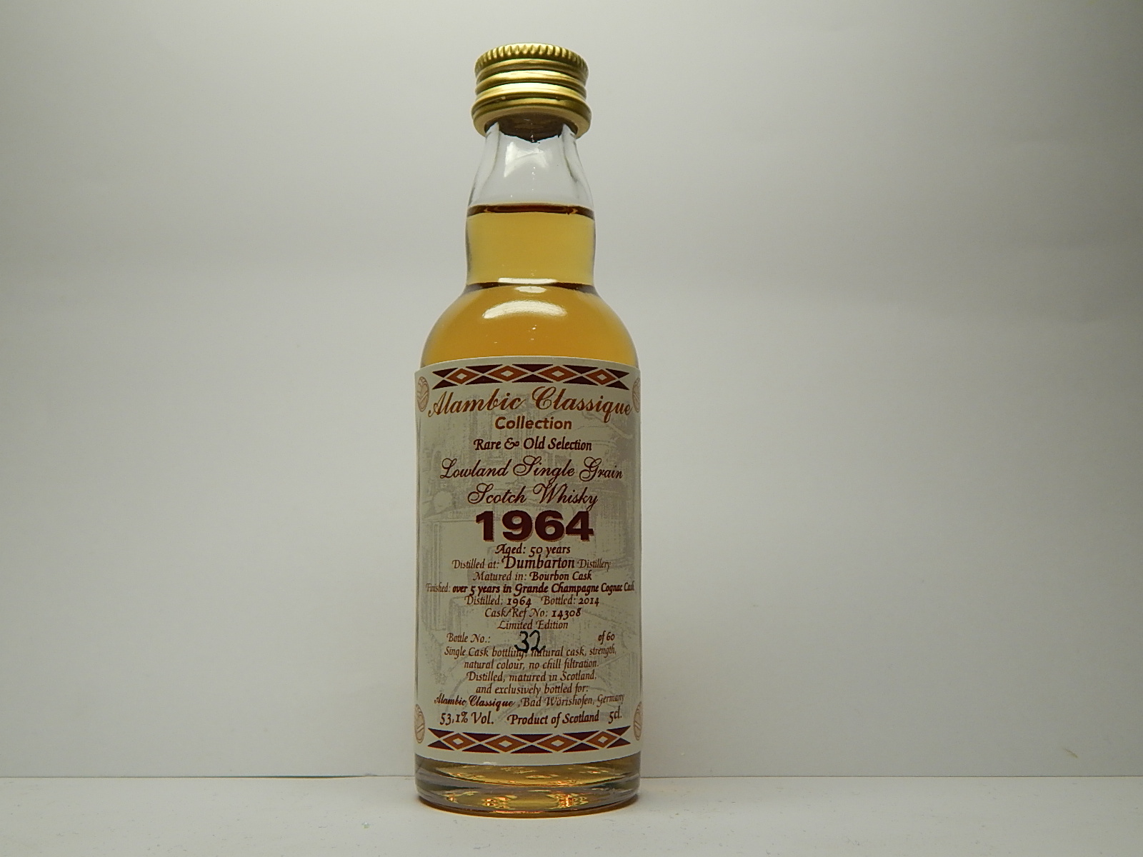 LSGSW 50yo 1964-2014 "Alambic Classique" 5cl. 53,1%Vol.