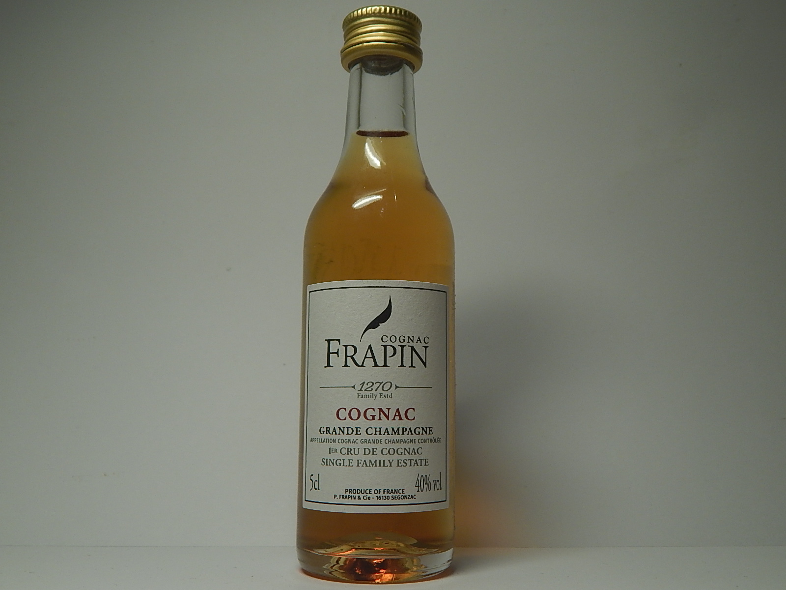 1er cru de Grande Champagne Cognac