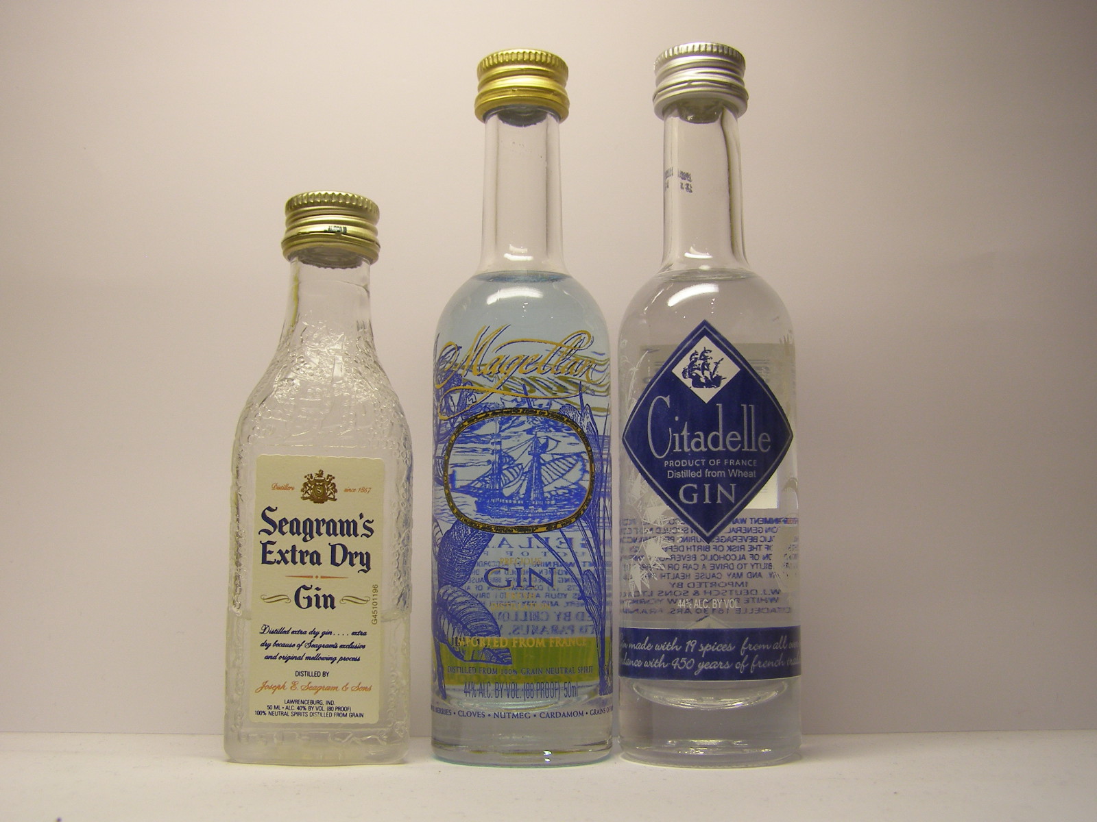 SEAGRAM´S , MAGELLAN , CITADELLE