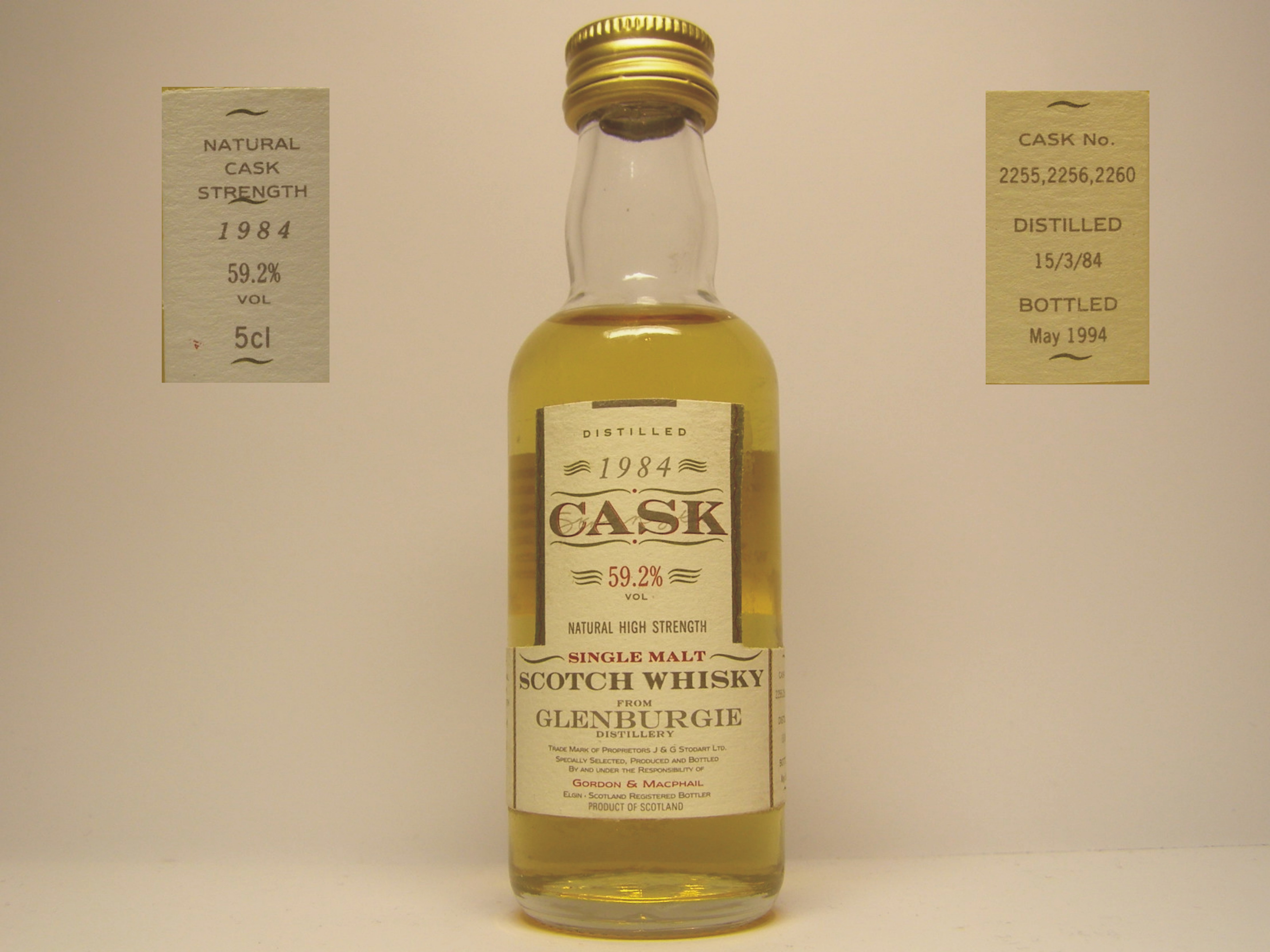 SMSW 1984-1994 "G&M Cask" 5cl 59,2%VOL