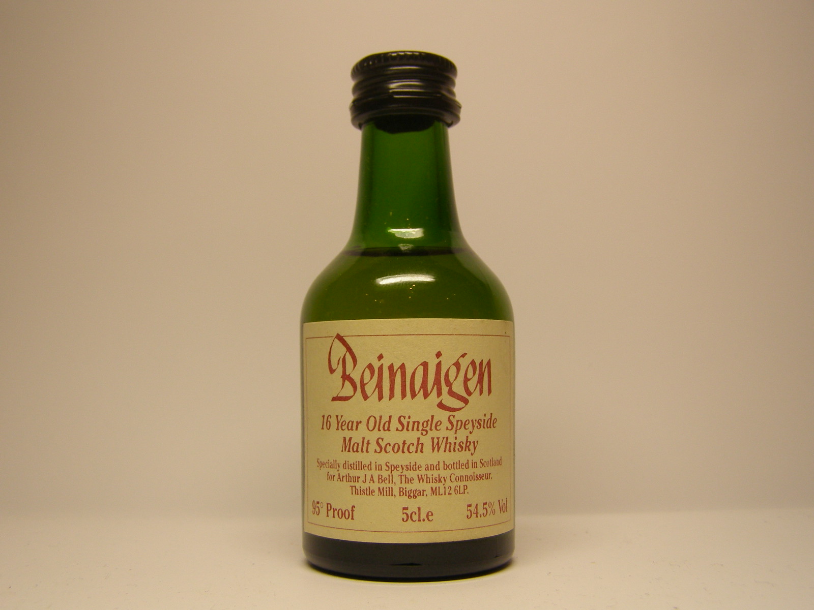 BEINAIGEN SSMSW 16yo 5cl.e 54,5%Vol 95´Proof