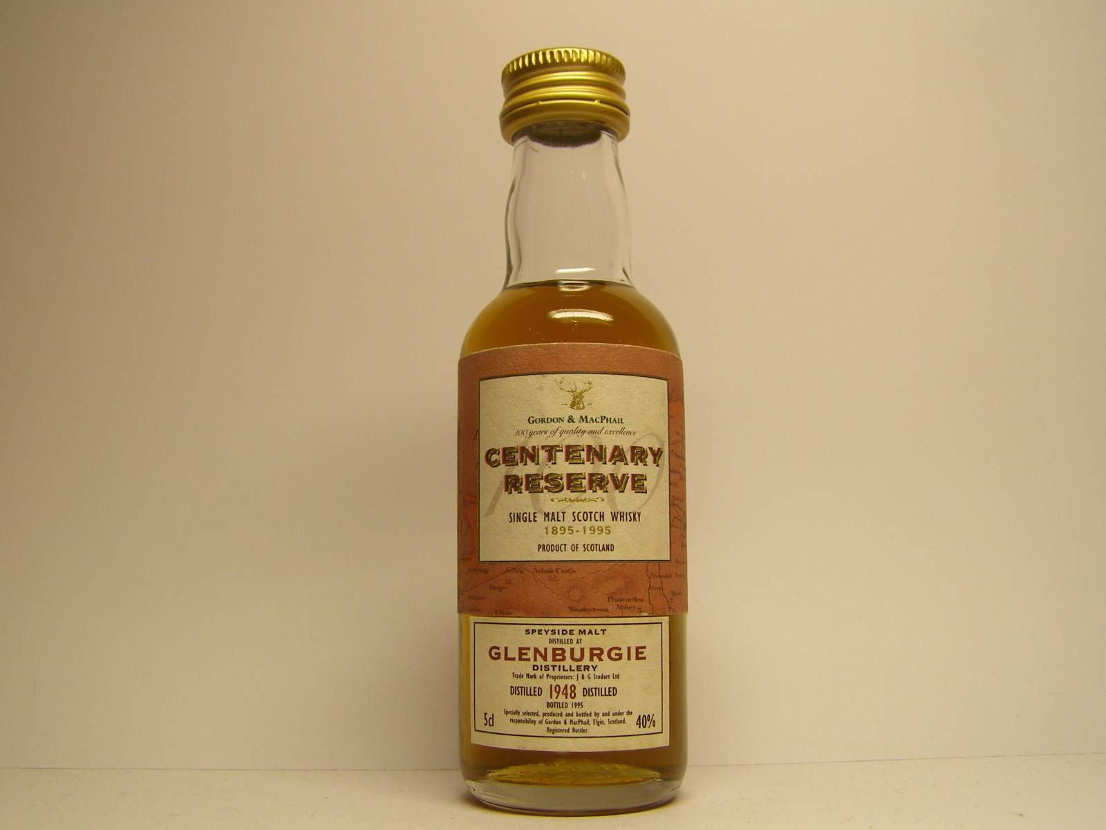 SMSW 47yo 1948-1995 "Centenary Reserve" 5cl 40%