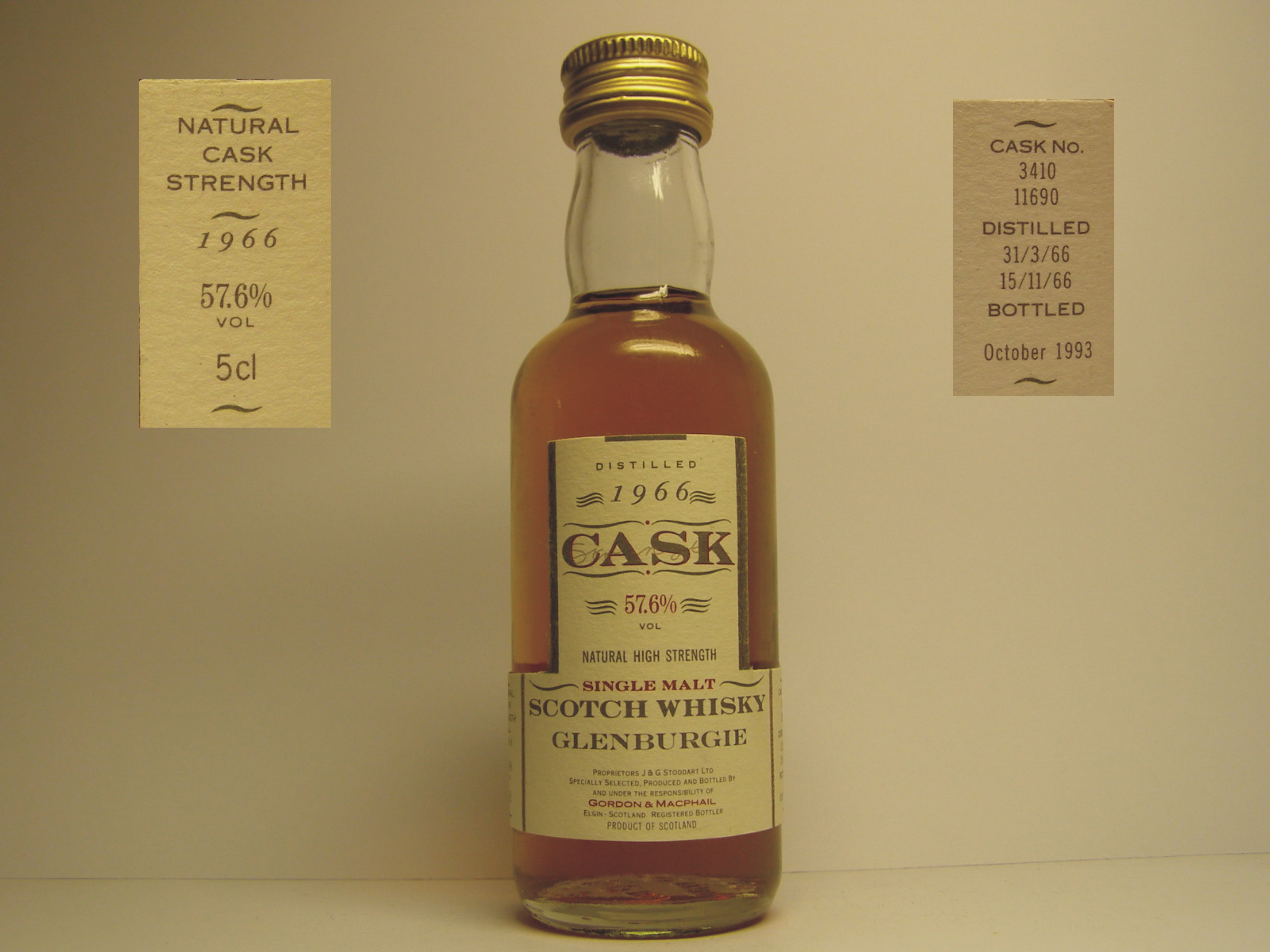 SMSW 27yo 1966-1993 "G&M Cask" 5cl 57,6%VOL