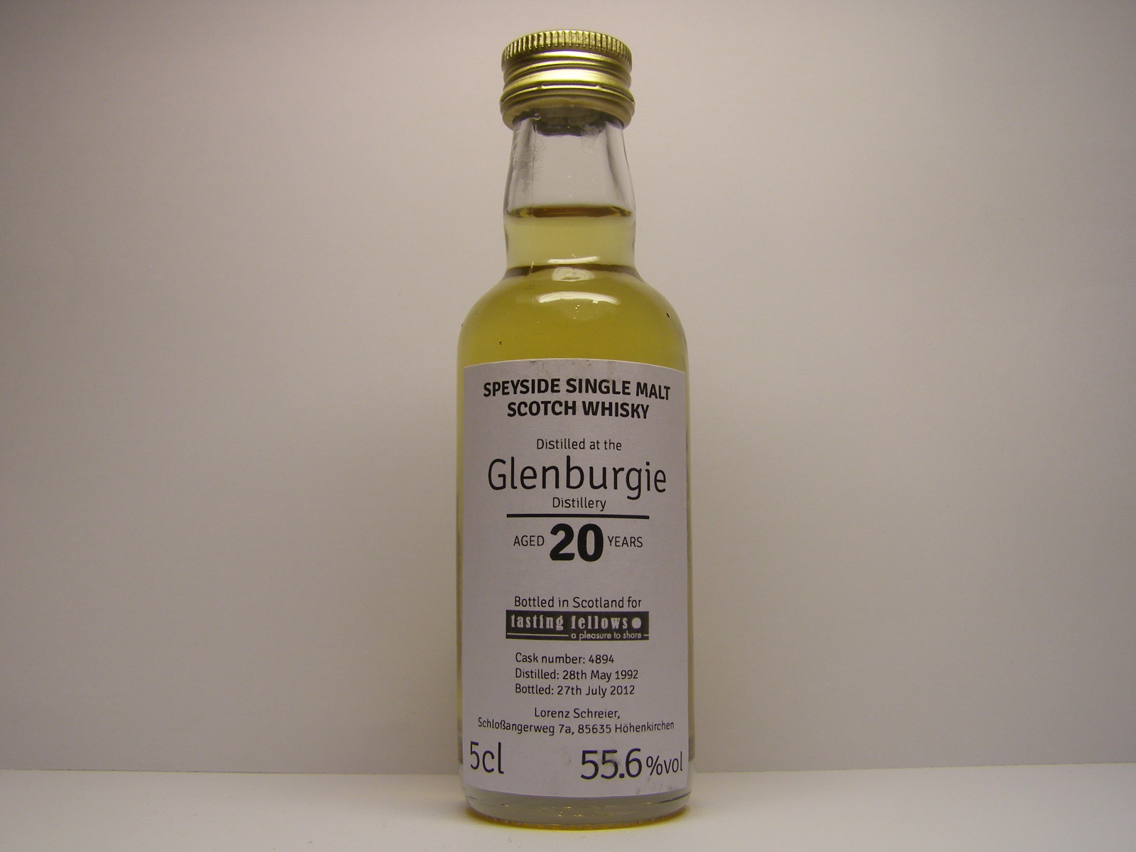 SSMSW 20yo 1992-2012 5cl 55,6%vol