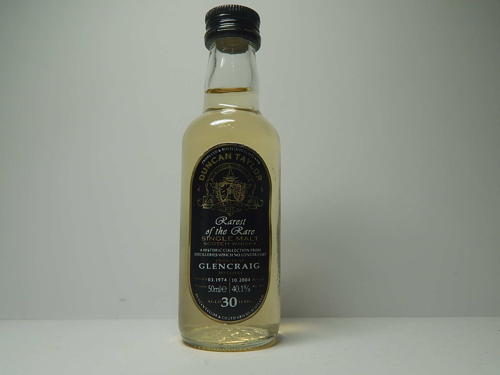 GLENCRAIG SMSW 30yo 1974-2004 "Duncan Taylor" 50mle 40,1%Alc/Vol