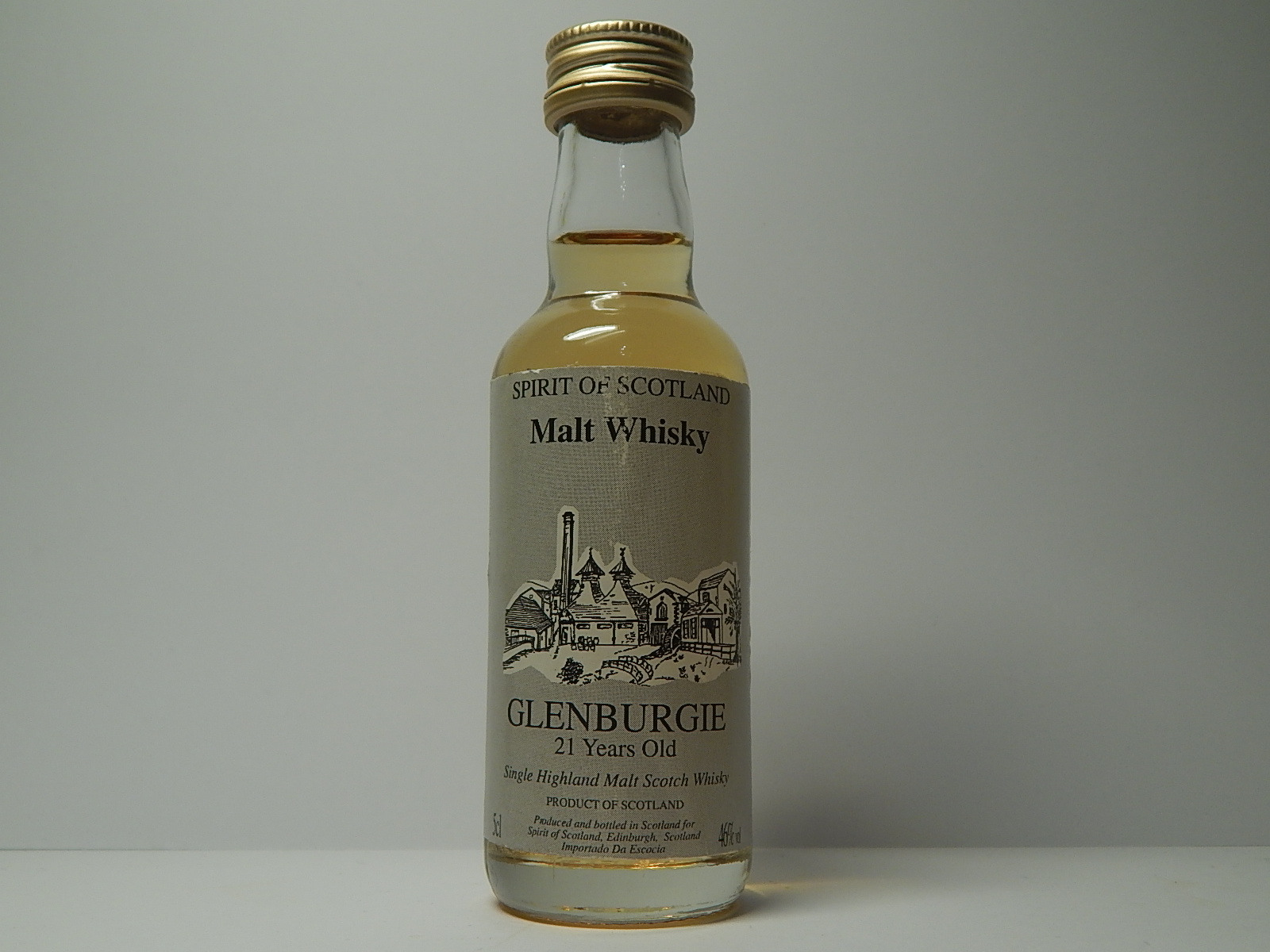 SHMSW 21yo "Spirit of Scotland" 5cl 46%vol