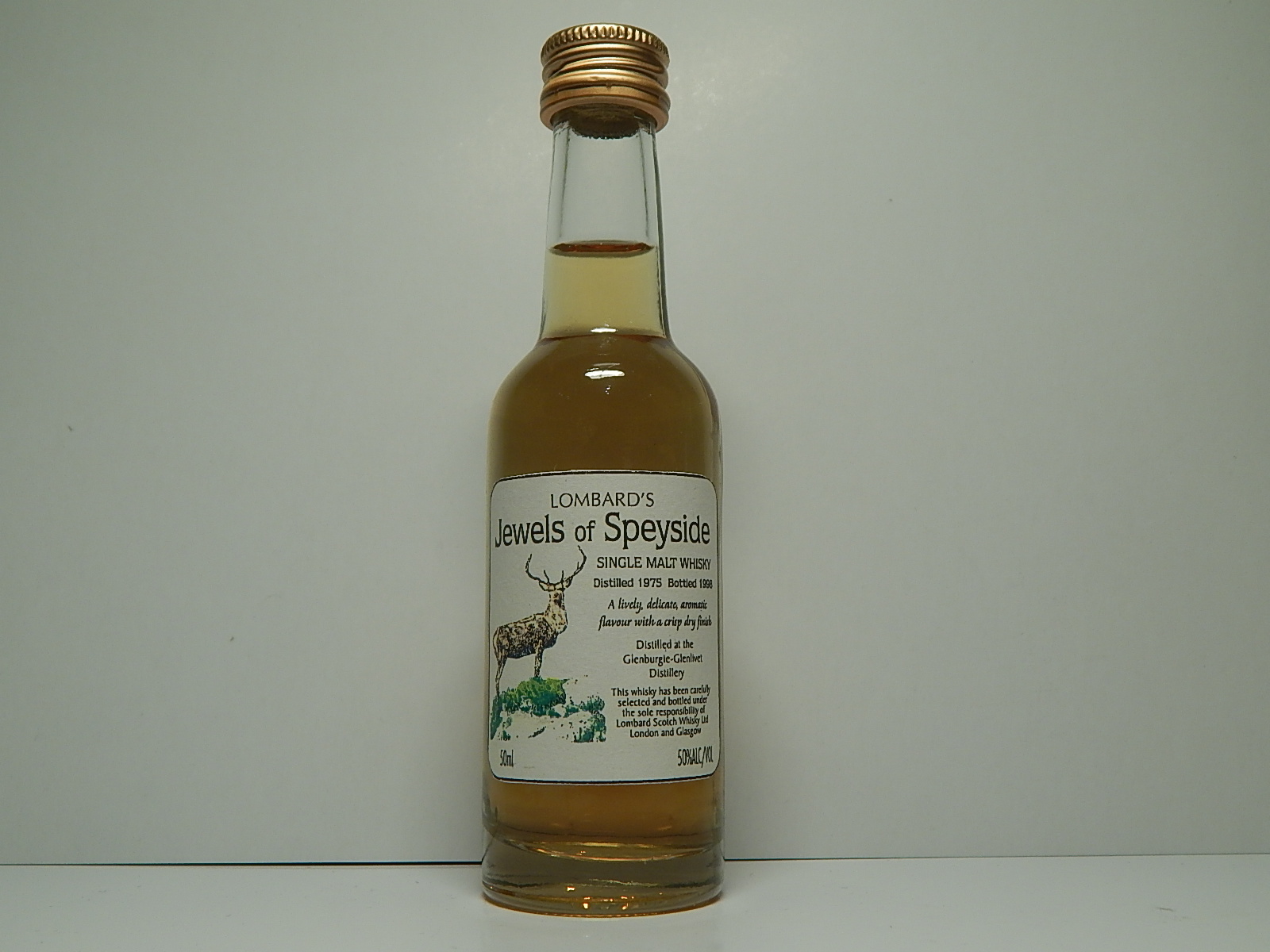 JEWELS OF SPEYSIDE SMW 23yo 1975-1998 "Lombards" 50ml 50%ALC/VOL