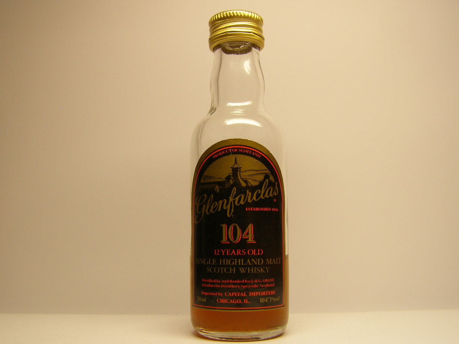 104 SHMSW 12yo 50ml 104´Proof "USA"