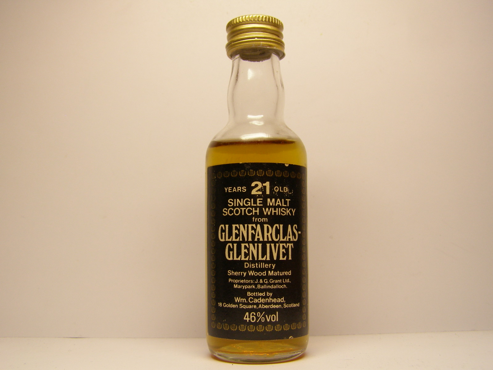 SMSW 21yo "Cadenhead´s" 46%vol