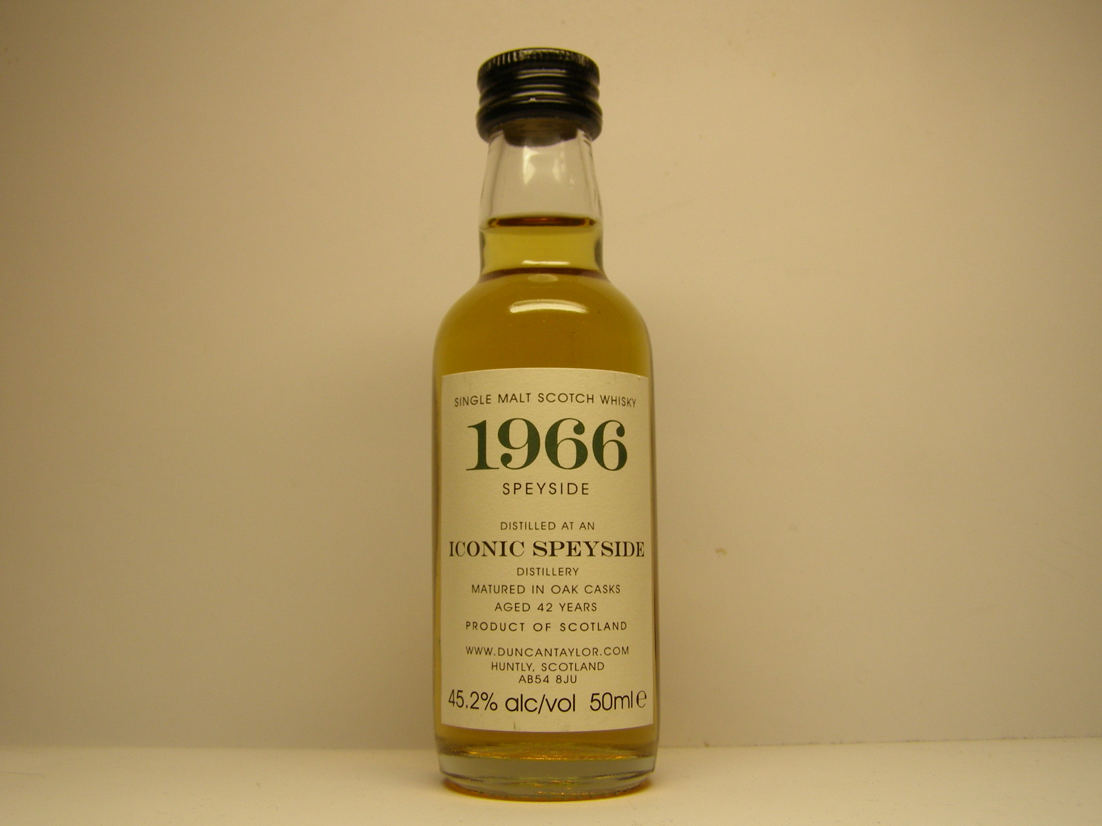 ICONIC SPEYSIDE SSMSW 42yo 1966 "Duncan Taylor" 50mle 45,2%alc/vol