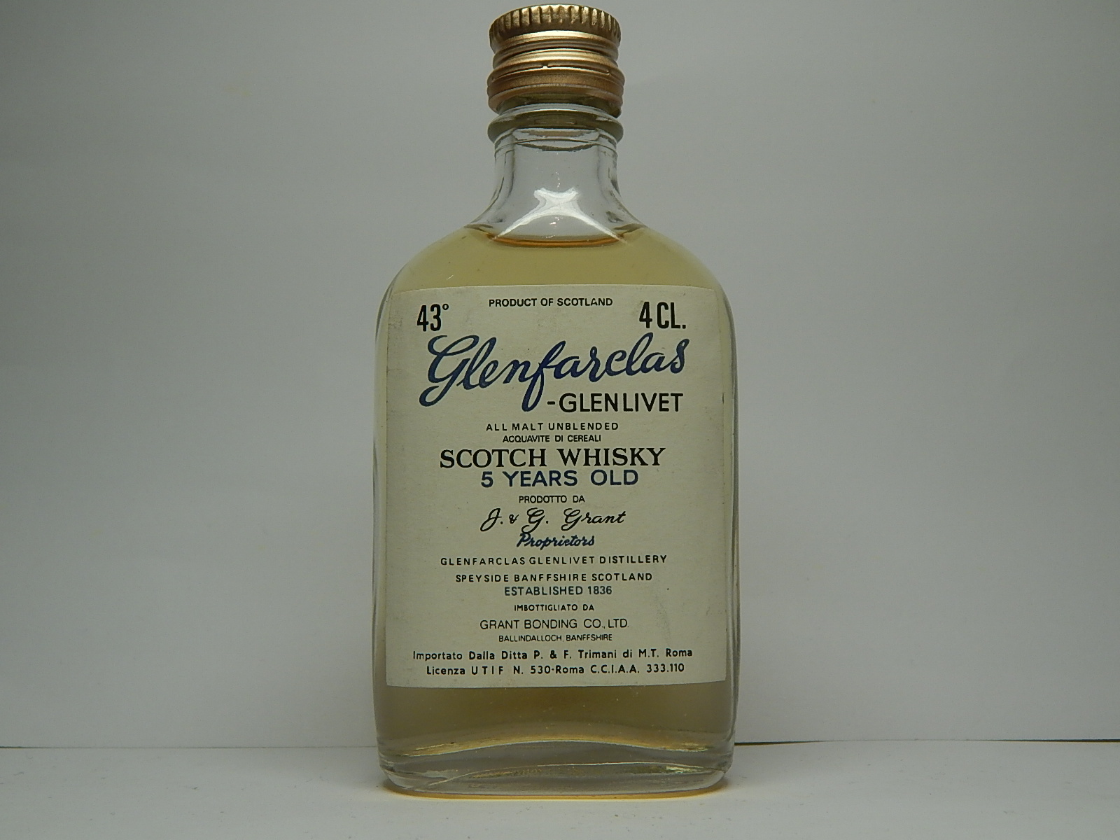 Glenlivet AMUSW 5yo 4CL. 43´ "Roma"