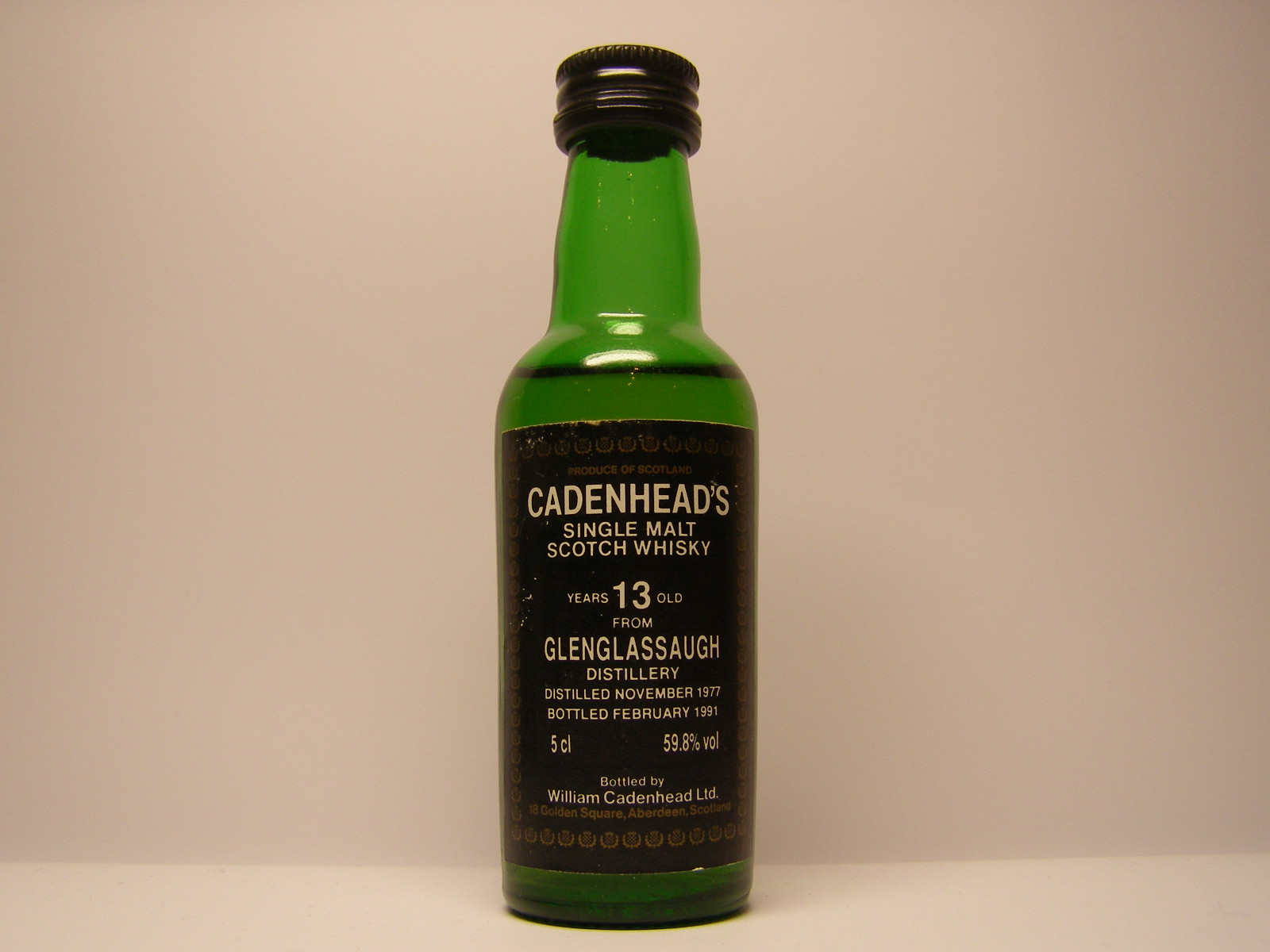 SMSW 13yo 1977-1991 "Cadenhead´s" 5cl 59,8%vol