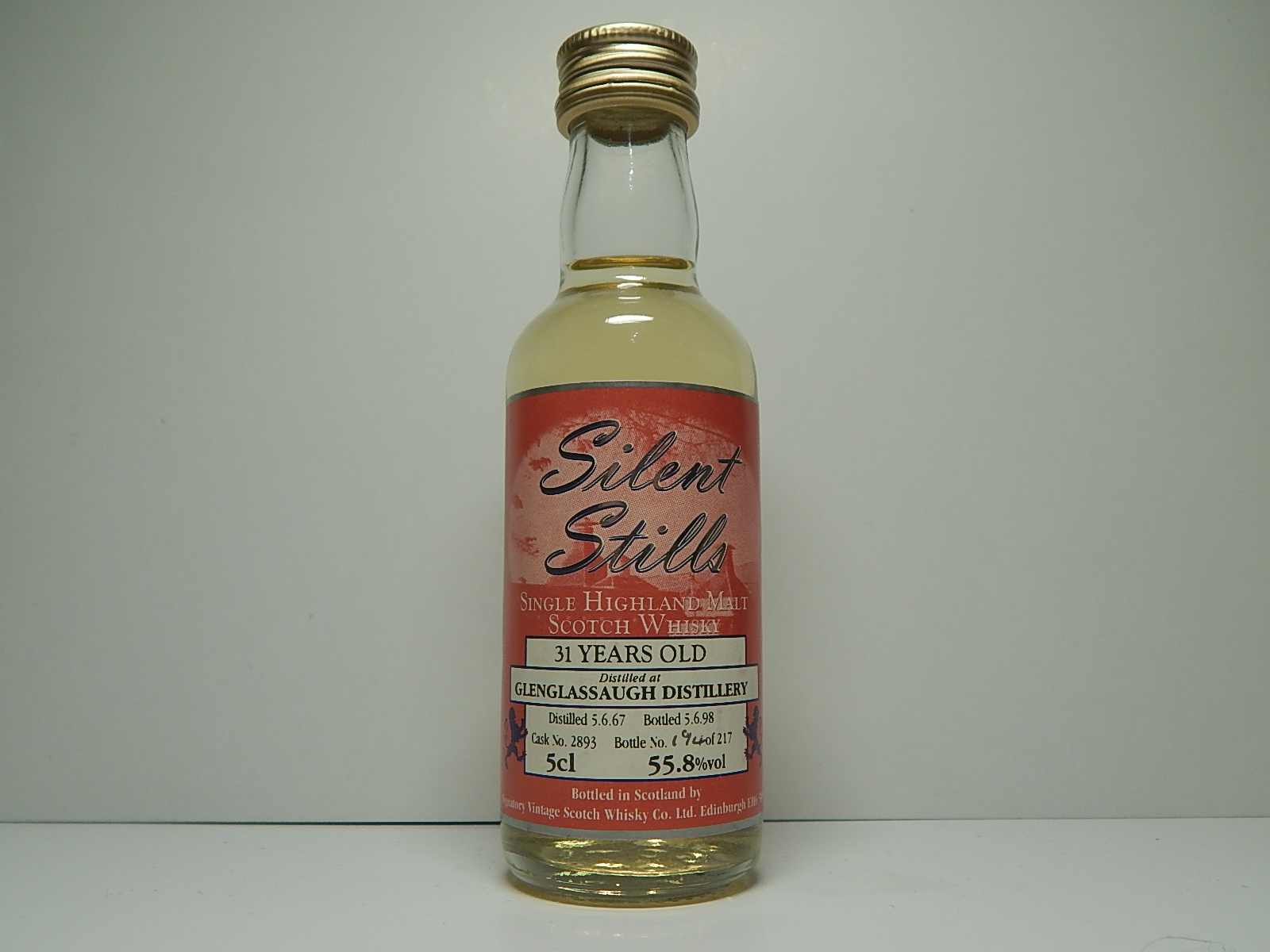 SHMSW 31yo 1967-1998 "Silent Stills" 5cl 55,8%vol 194/217