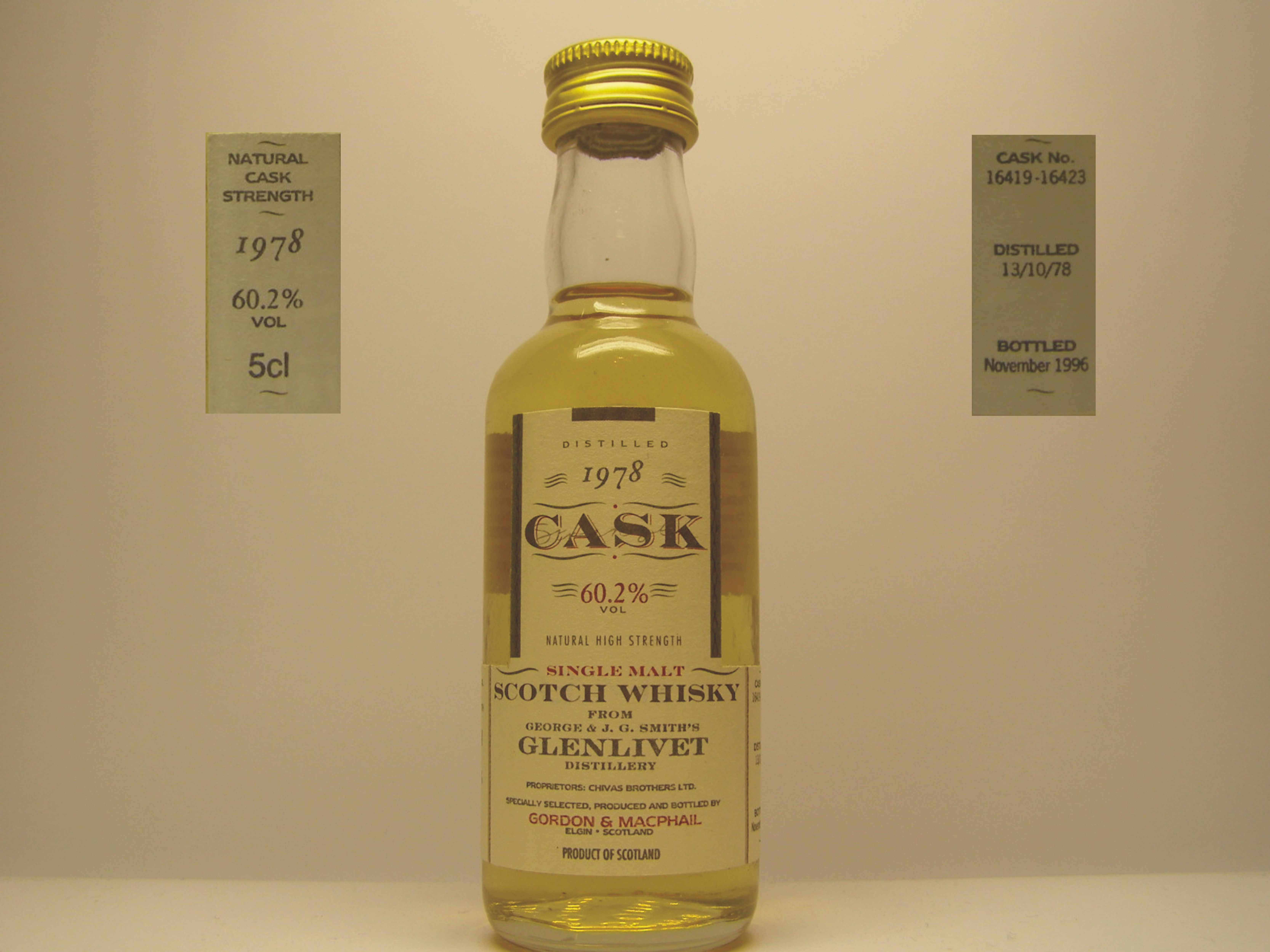 SMSW 18yo 1978-1996 "G&M Cask" 5cl 60,2%VOL