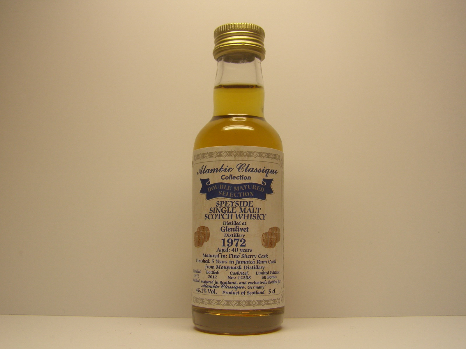 SSMSW 40yo 1972-2012 "Alambic Classique" 5cl 46,1%Vol.