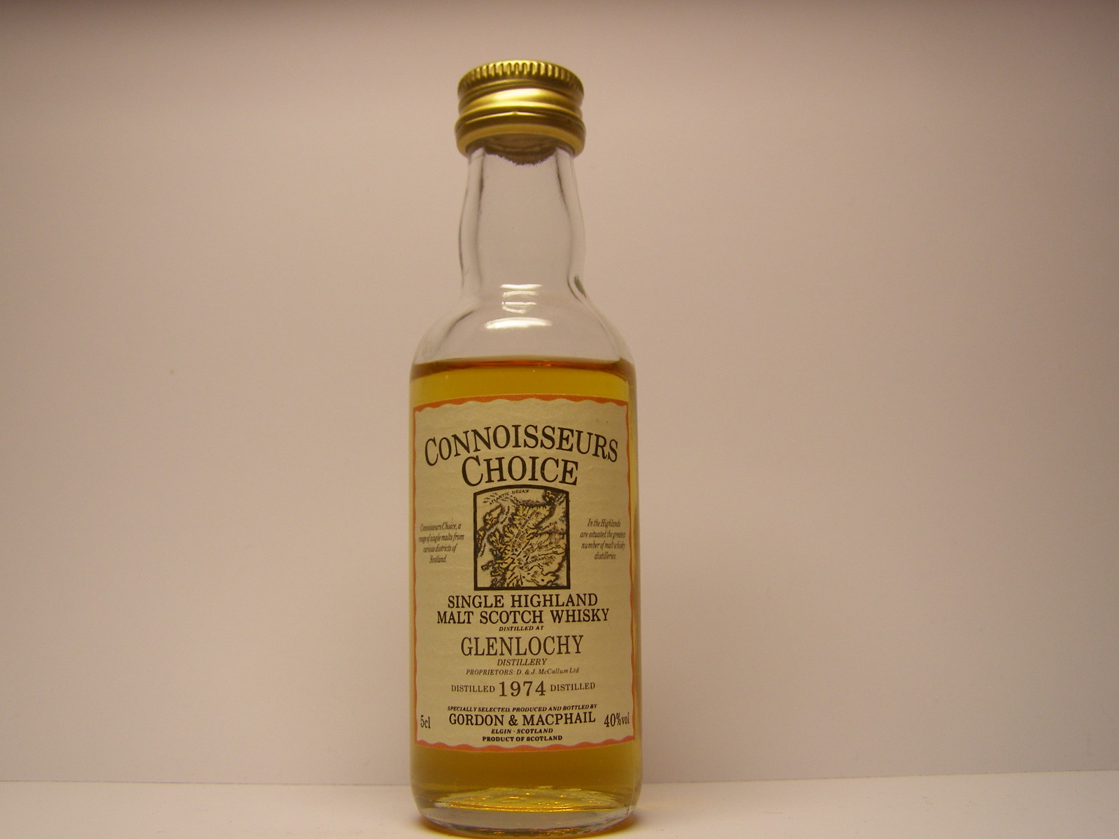 SHMSW 1974 "Connoisseurs Choice" 5cl 40%vol