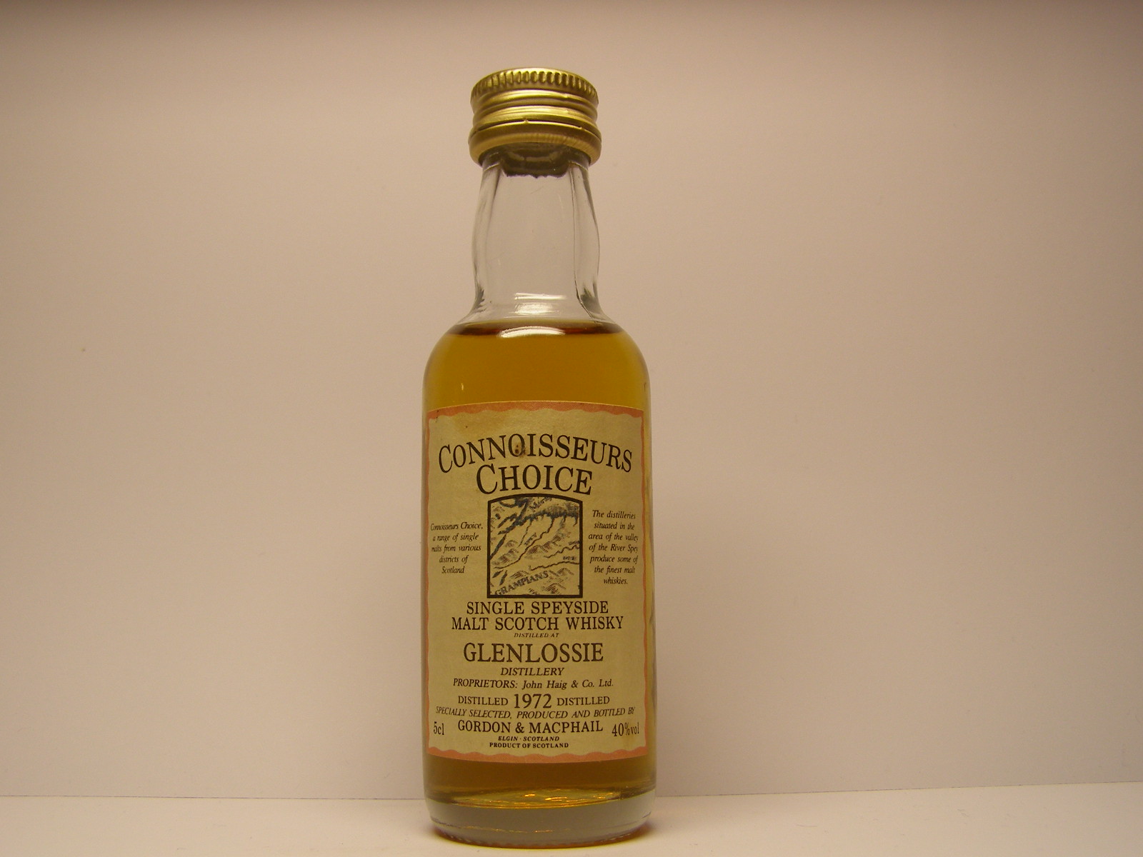 SSMSW 1972 "Connoisseurs Choice" 5cl 40%vol 