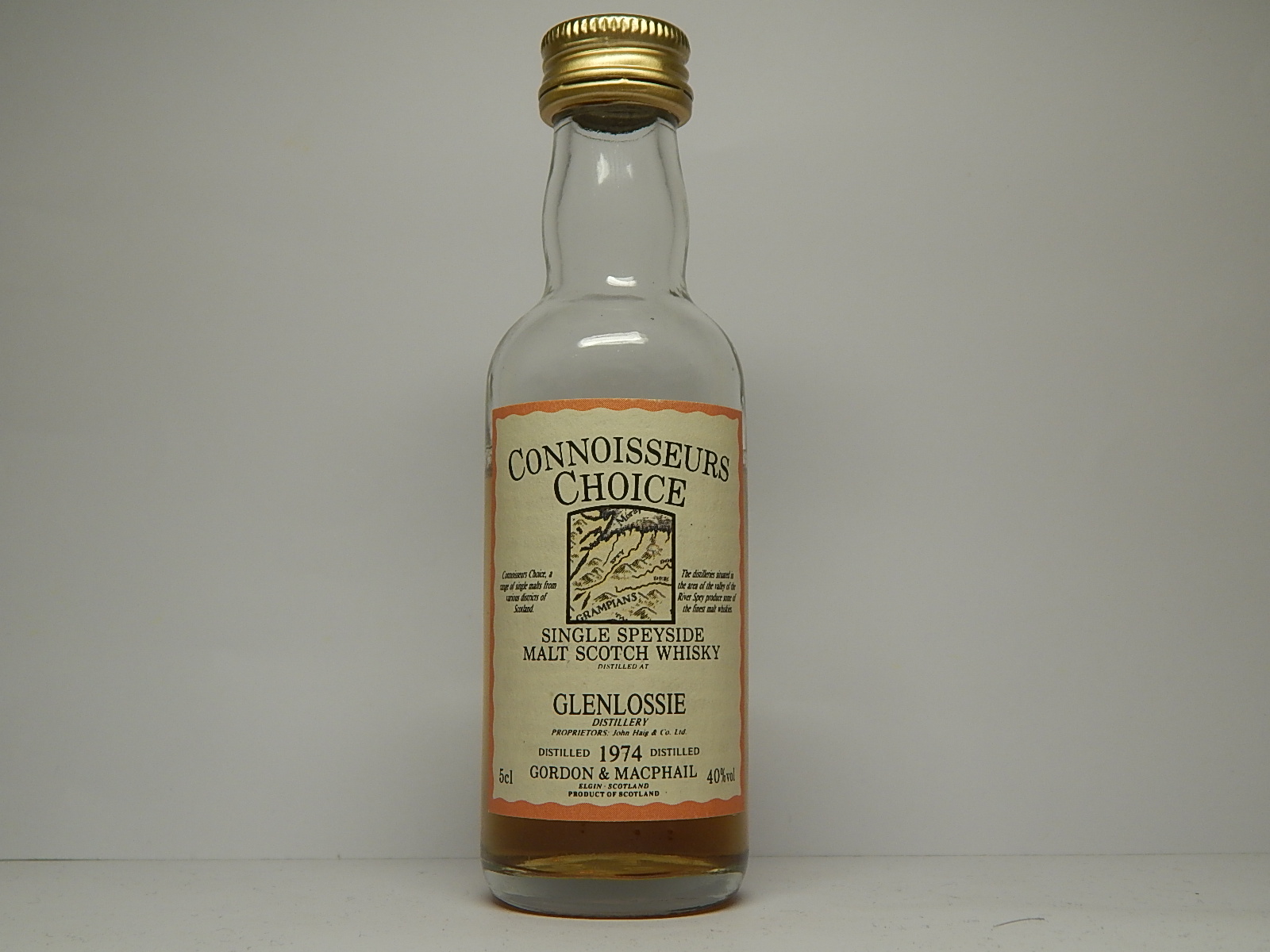 SSMSW 1974 "Connoisseurs Choice" 5cl 40%vol 