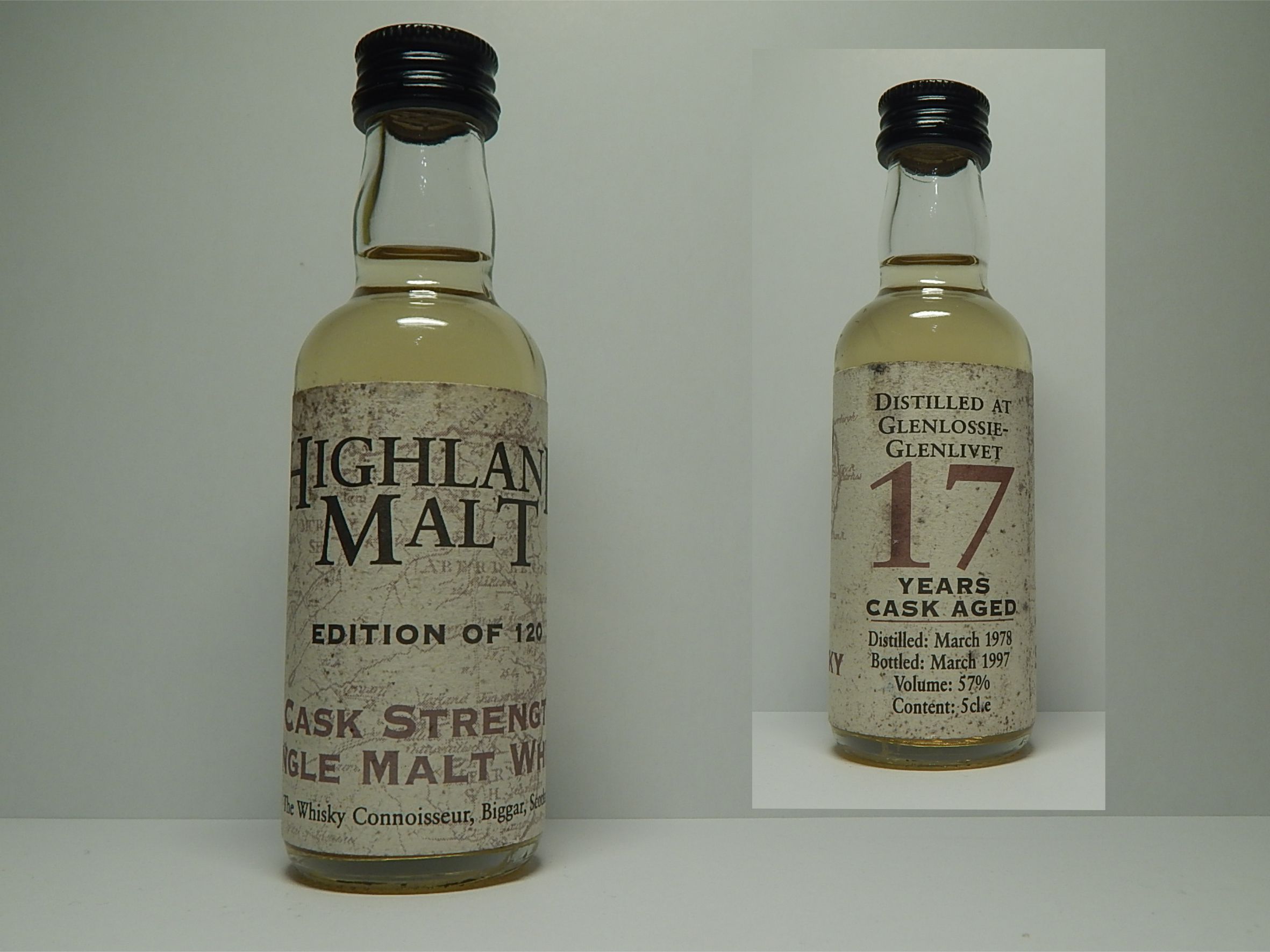 HIGHLAND MALT CSSMW 17yo 1978-1997 "Whisky Connoisseur" 5cl.e 57% 1/120