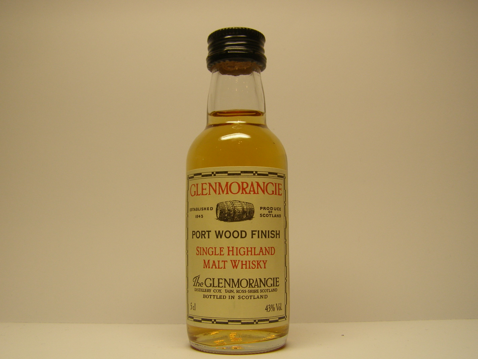 Port Wood Finish SHMW 5cl 43%Vol. 