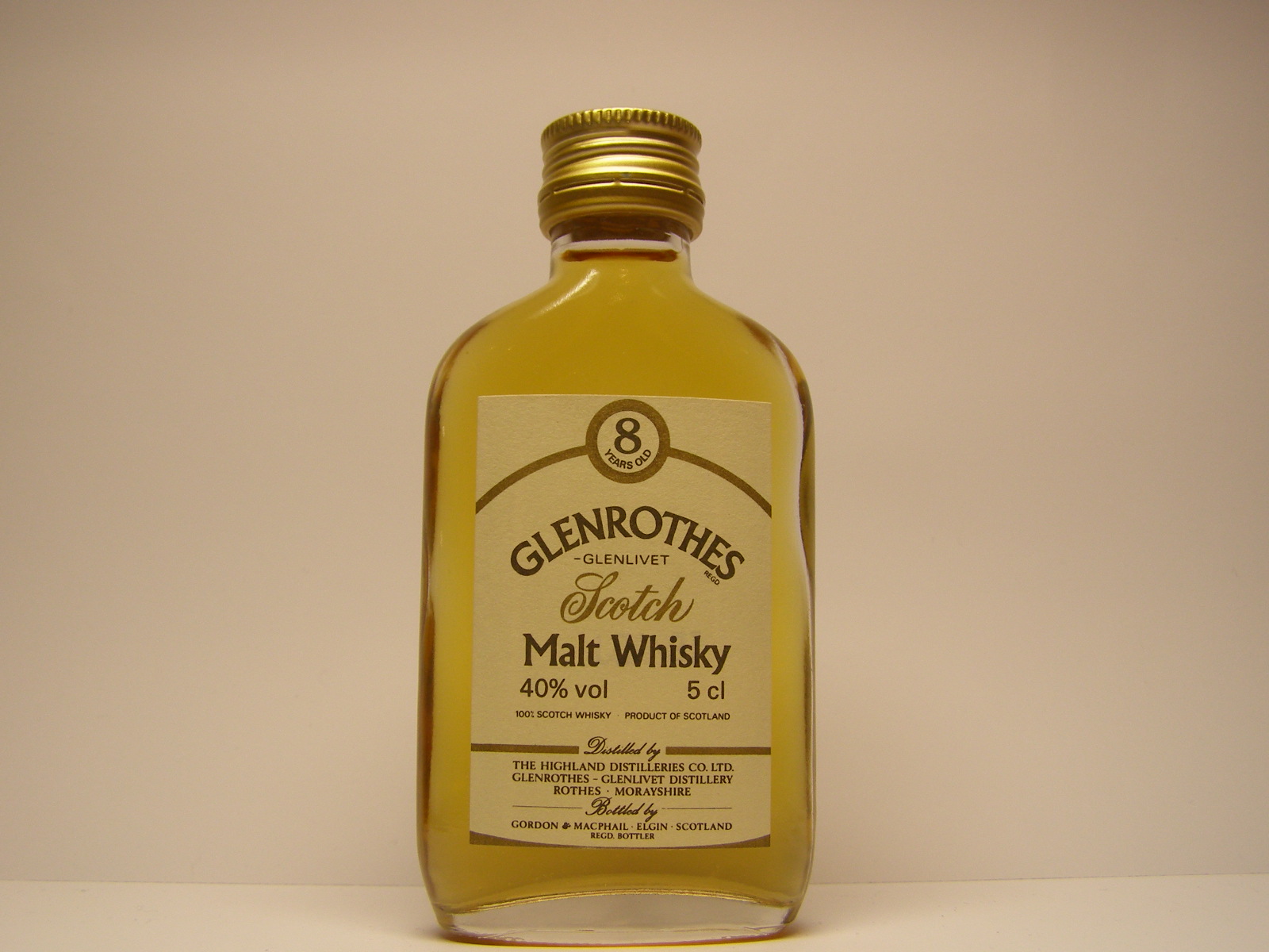 SMW 8yo 5cl 40%vol