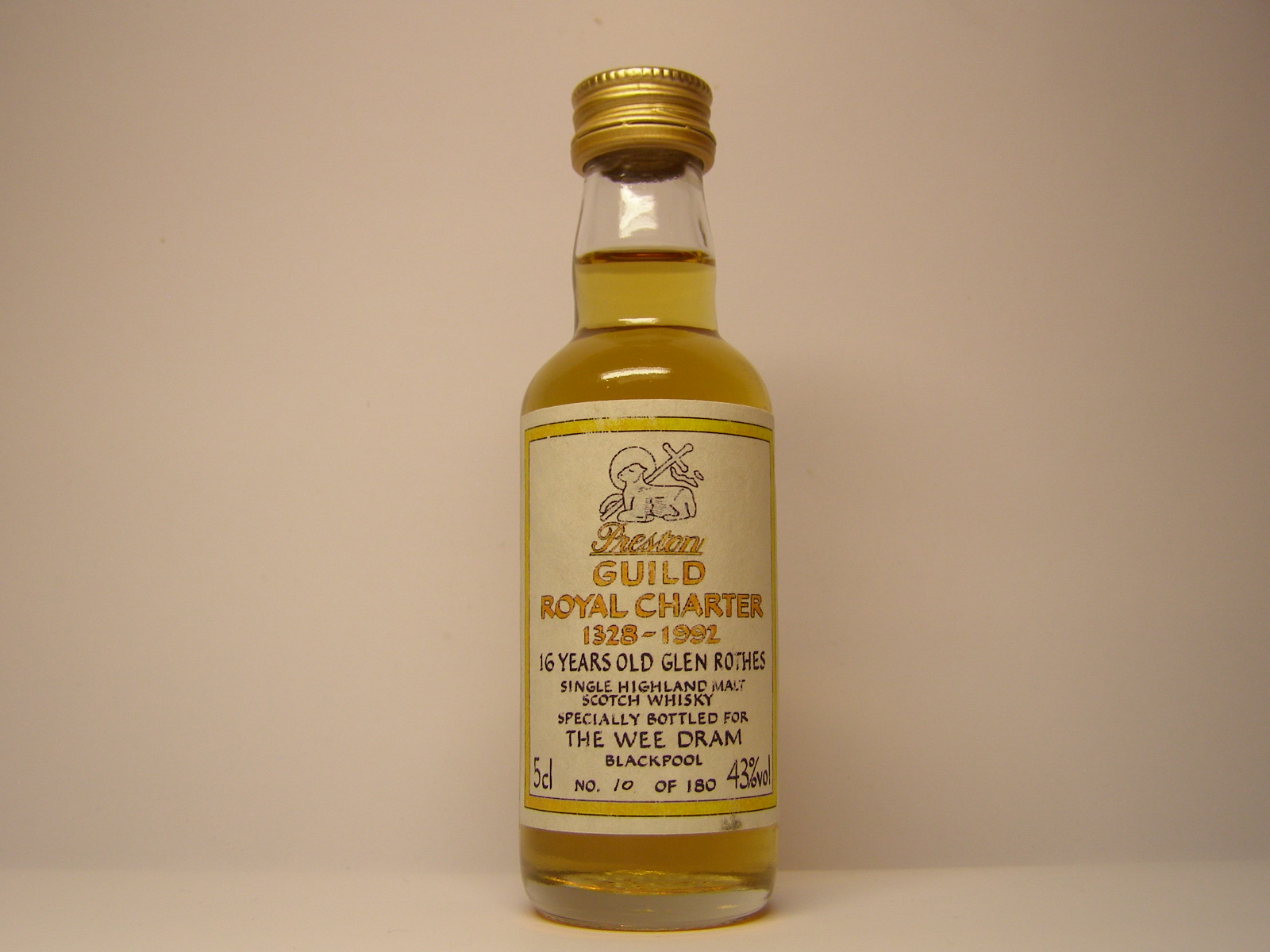 GUILD ROYAL CHARTER SHMSW 16yo 5cl 43%vol