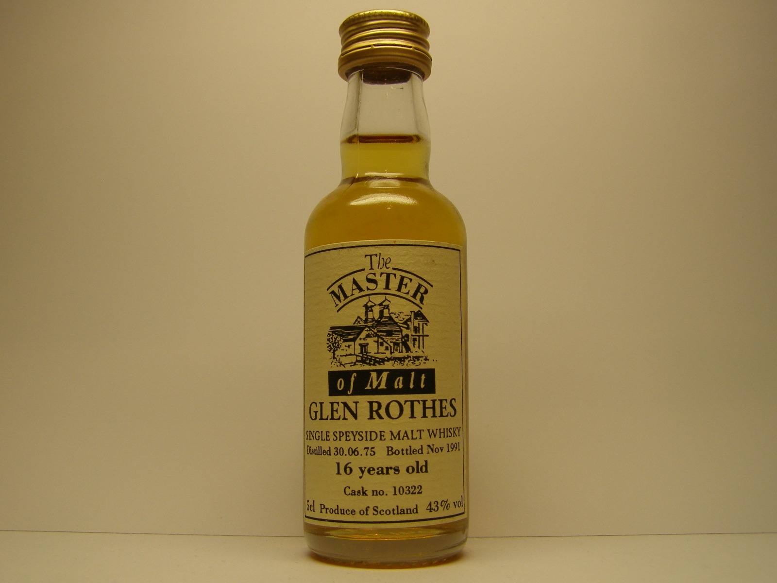 SSMW 16yo 1975-1991 "Master of Malt" 5cl 43%vol