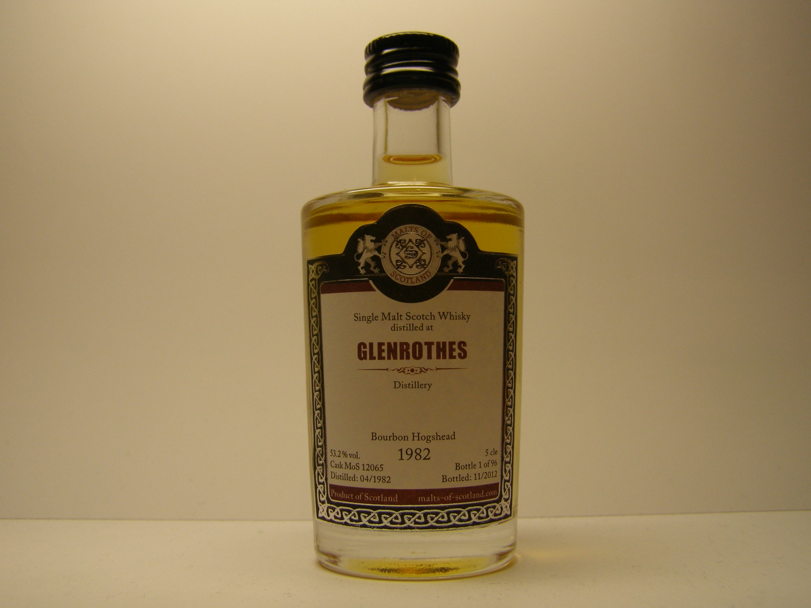 SMSW 30yo 1982-2012 "Malts of Scotland" 5cle 53,2%vol.