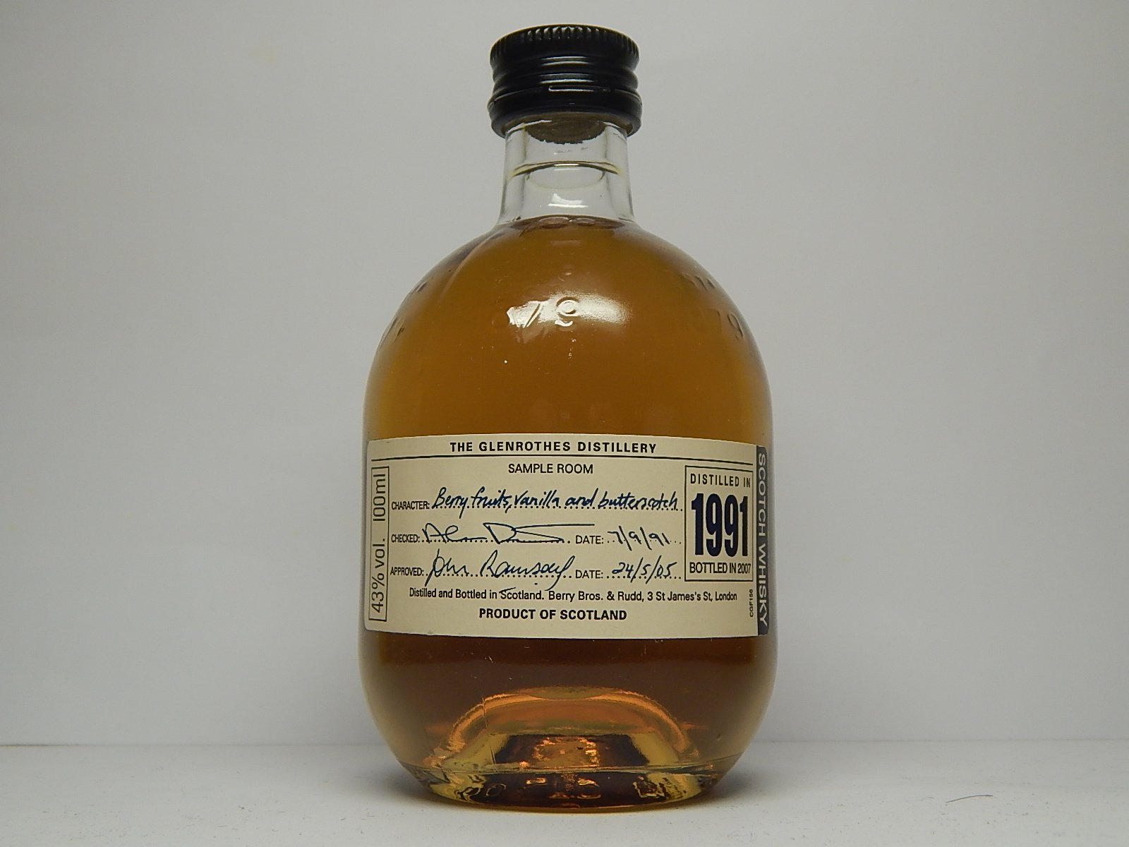 SW 16yo 1991-2007 100ml 43%vol.