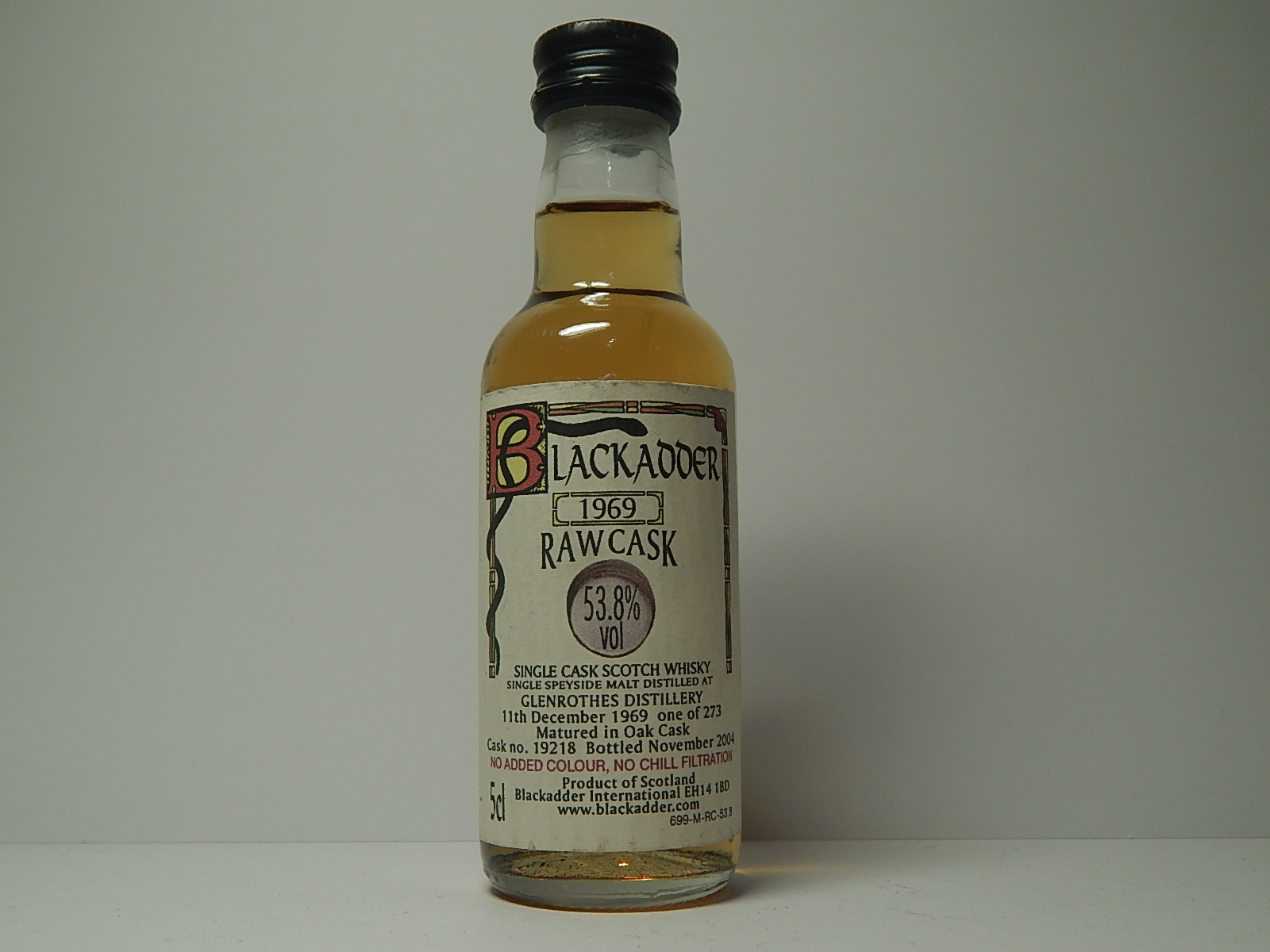 SCSW SSM 35yo 1969-2004 "Blackadder" 5cl 53,8%vol