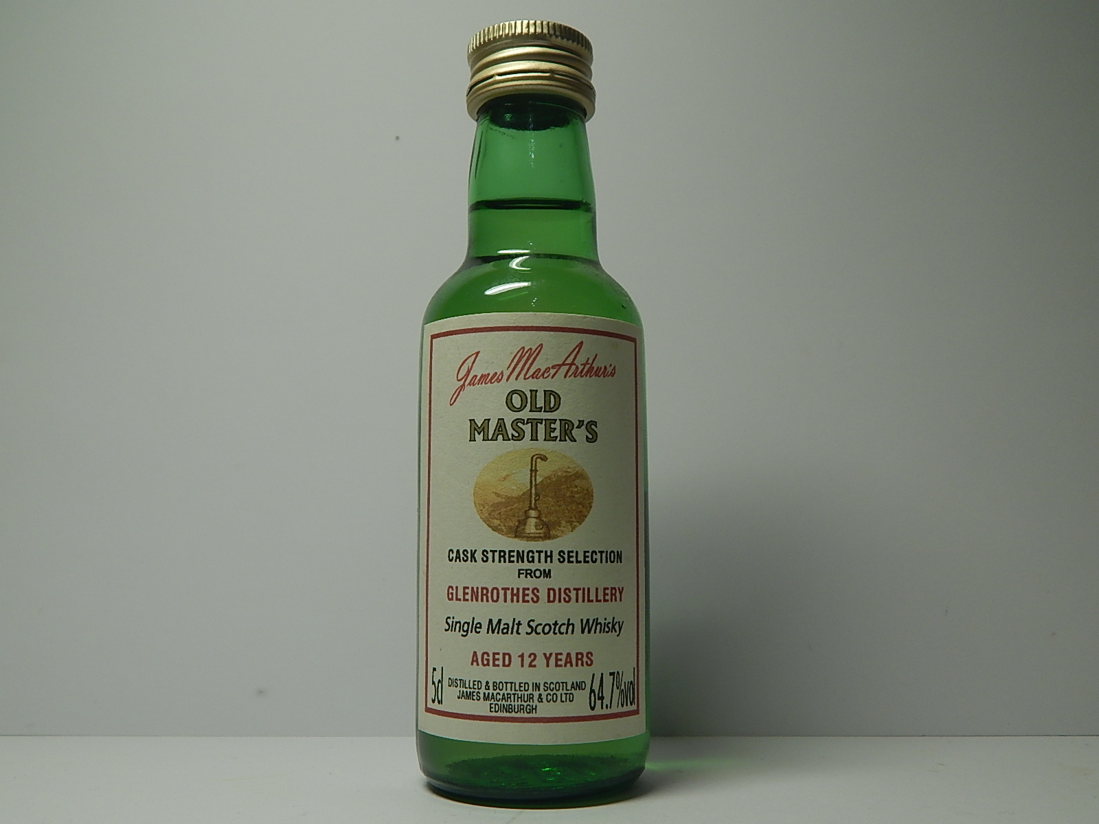 OLD MASTER´S SMSW 12yo "James MacArthur´s" 5cl 64,7%vol