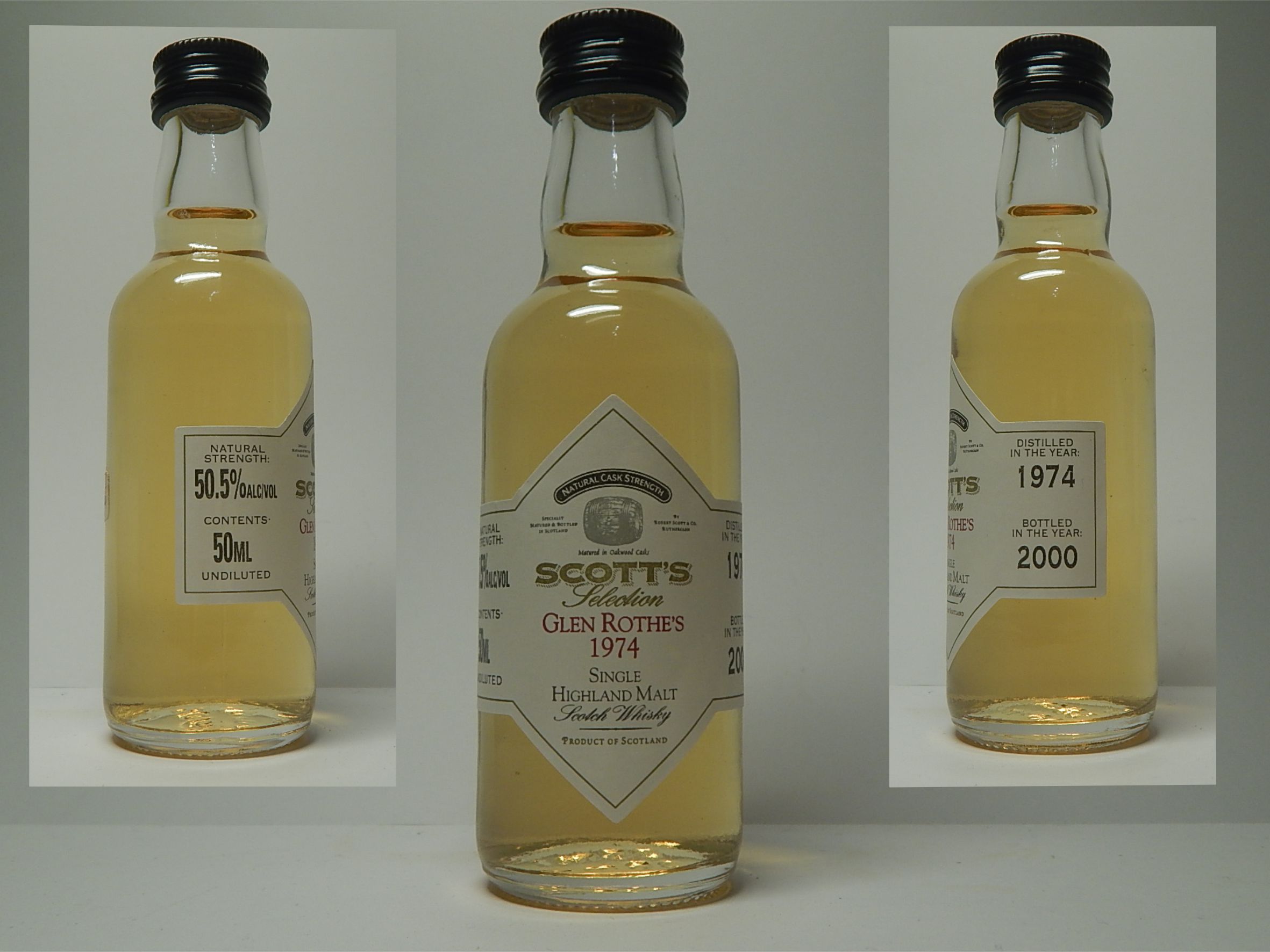 SHMSW 26yo 1974-2000 "Scott´s" 50ML 50,5%ALC/VOL